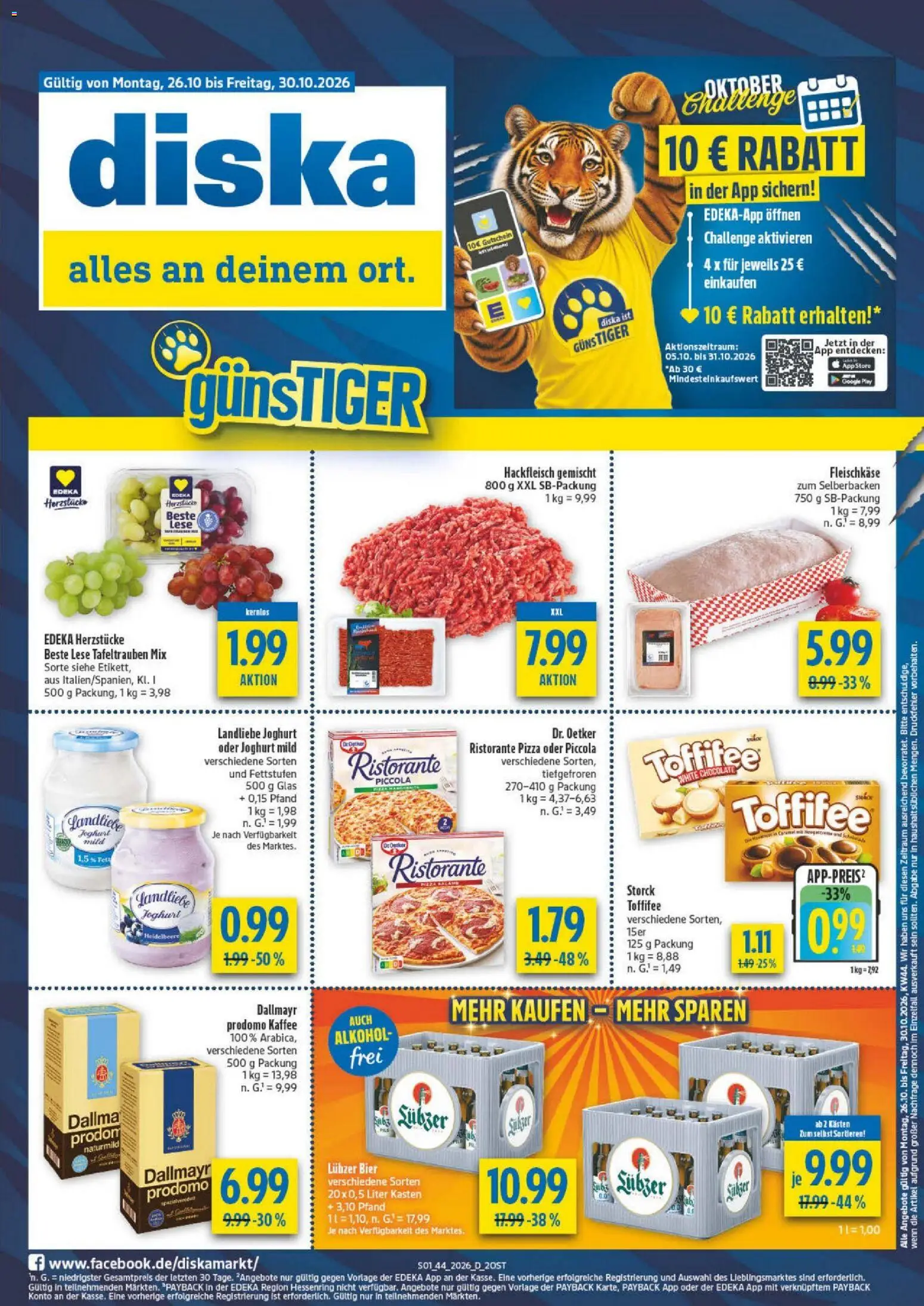 Diska Prospekt - Seite 1 - gültig ab 26.10.2026