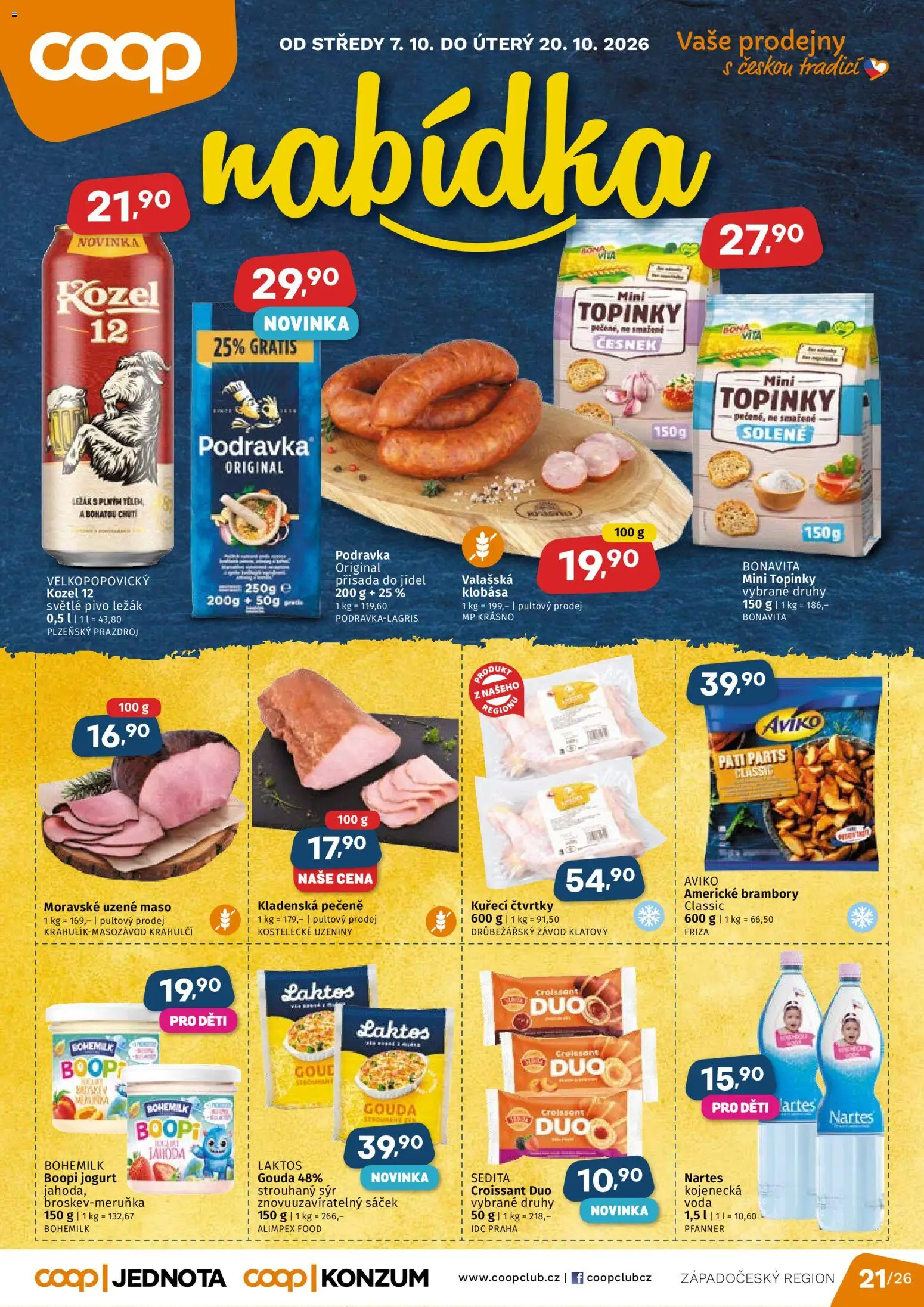 Coop leták - strana 1- platný od 07.10.2026