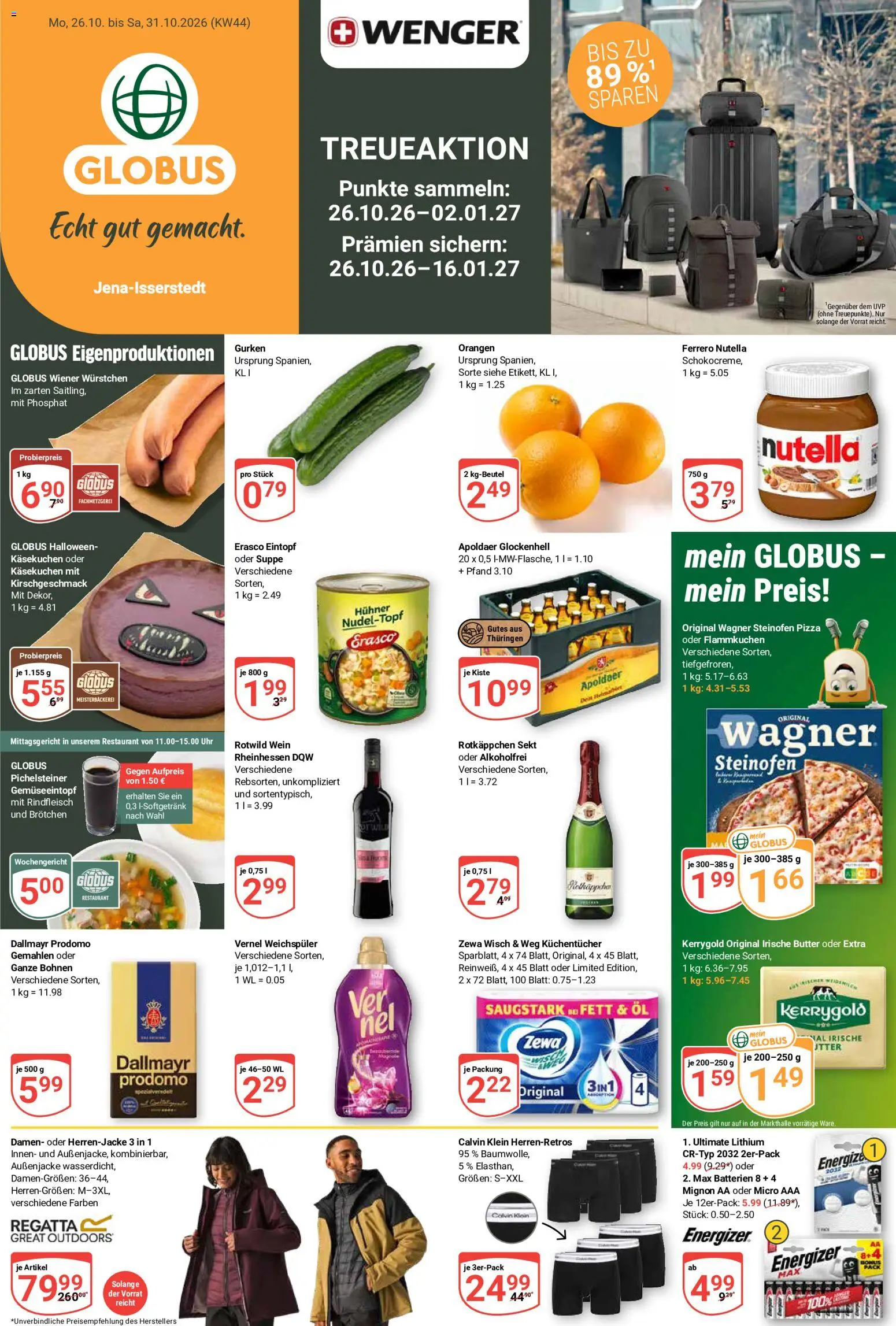 Globus Prospekt - Seite 1 - gültig ab 26.10.2026