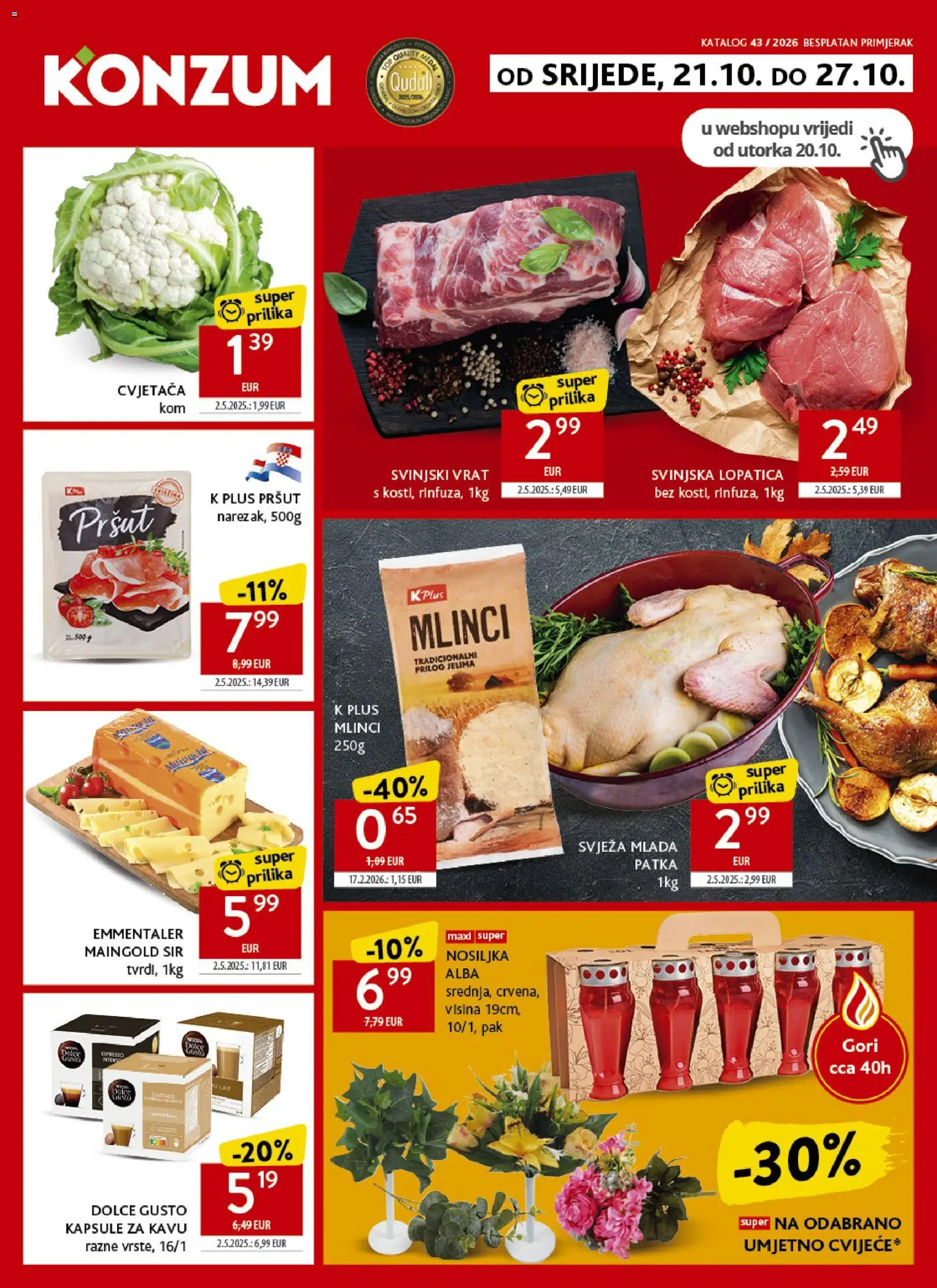 Konzum Katalog - stranica 1- važeći od 21.10.2026