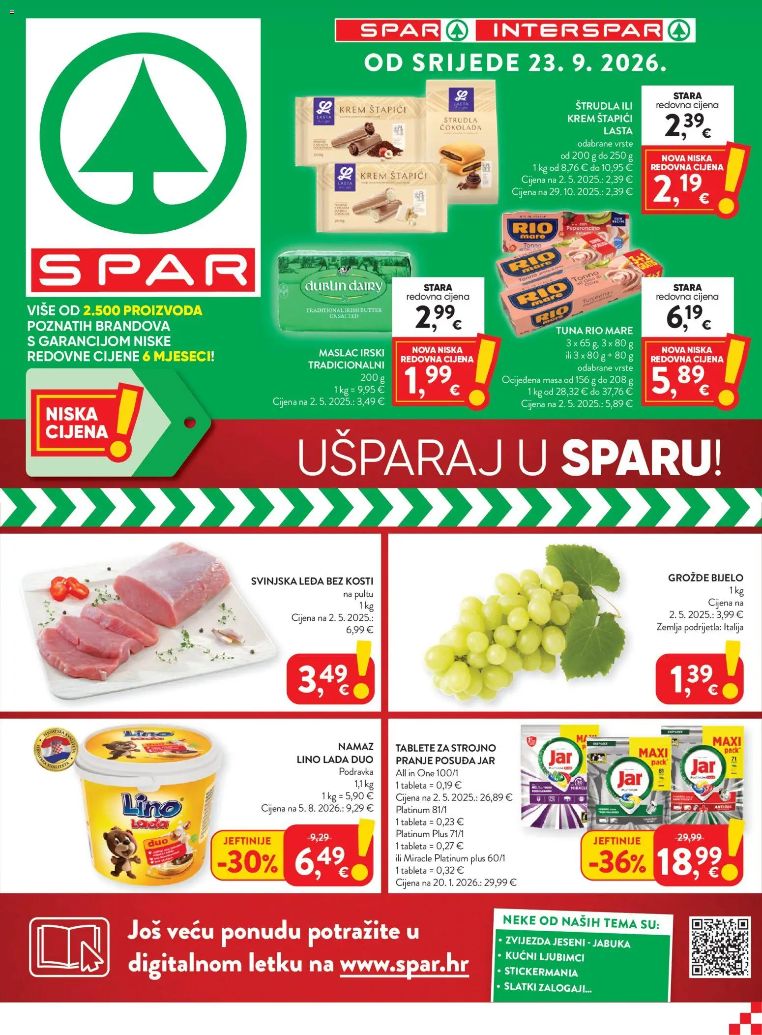 Spar Katalog - stranica 1- važeći od 23.09.2026