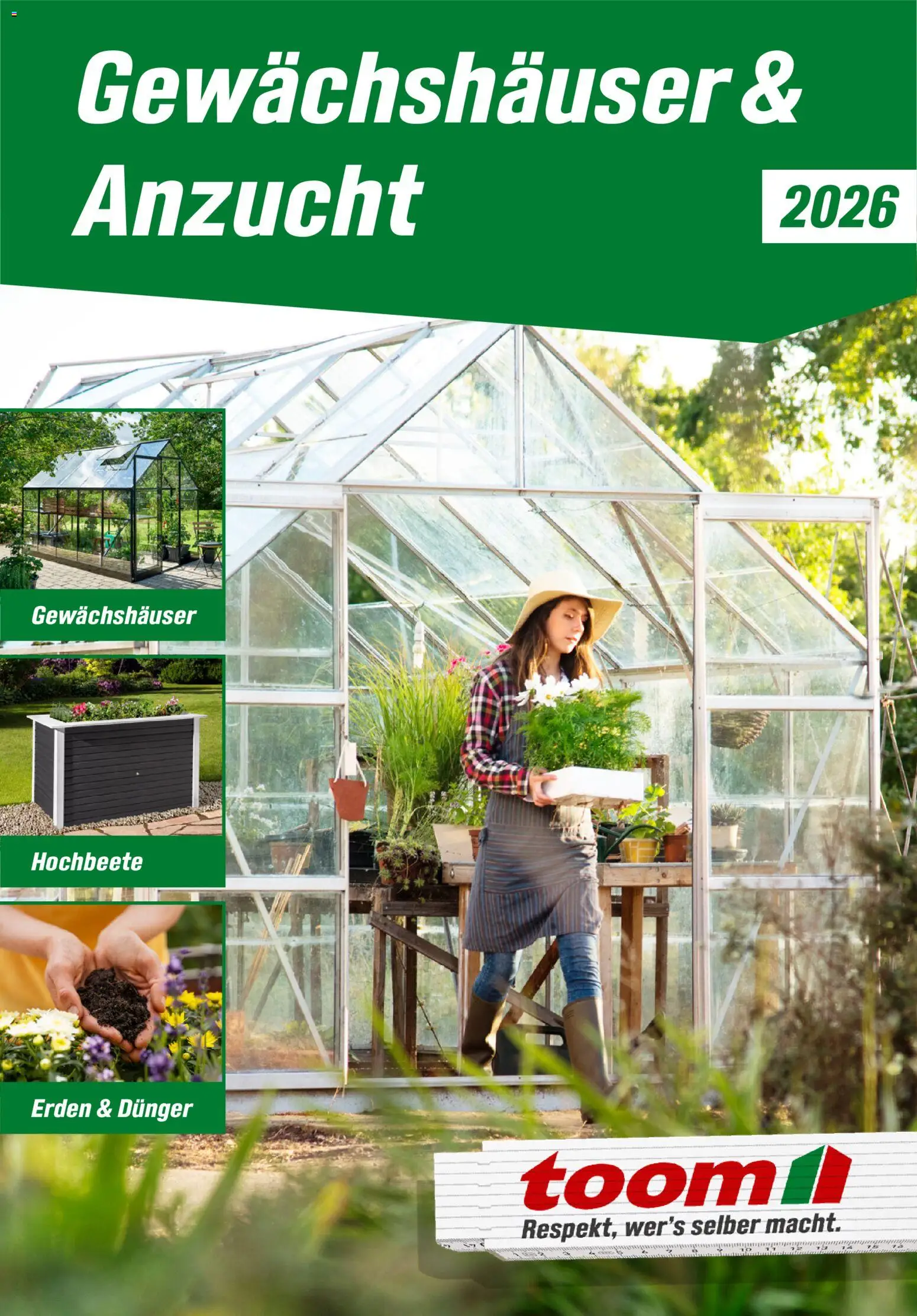 Gewächshäuser & Anzucht 2026 - Seite 1 - gültig ab 01.01.2026