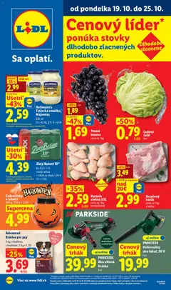 Lidl leták platný od 19.10.2026