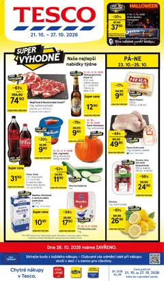 Náhled Tesco leták - Hypermarket platný od 21.10.2026