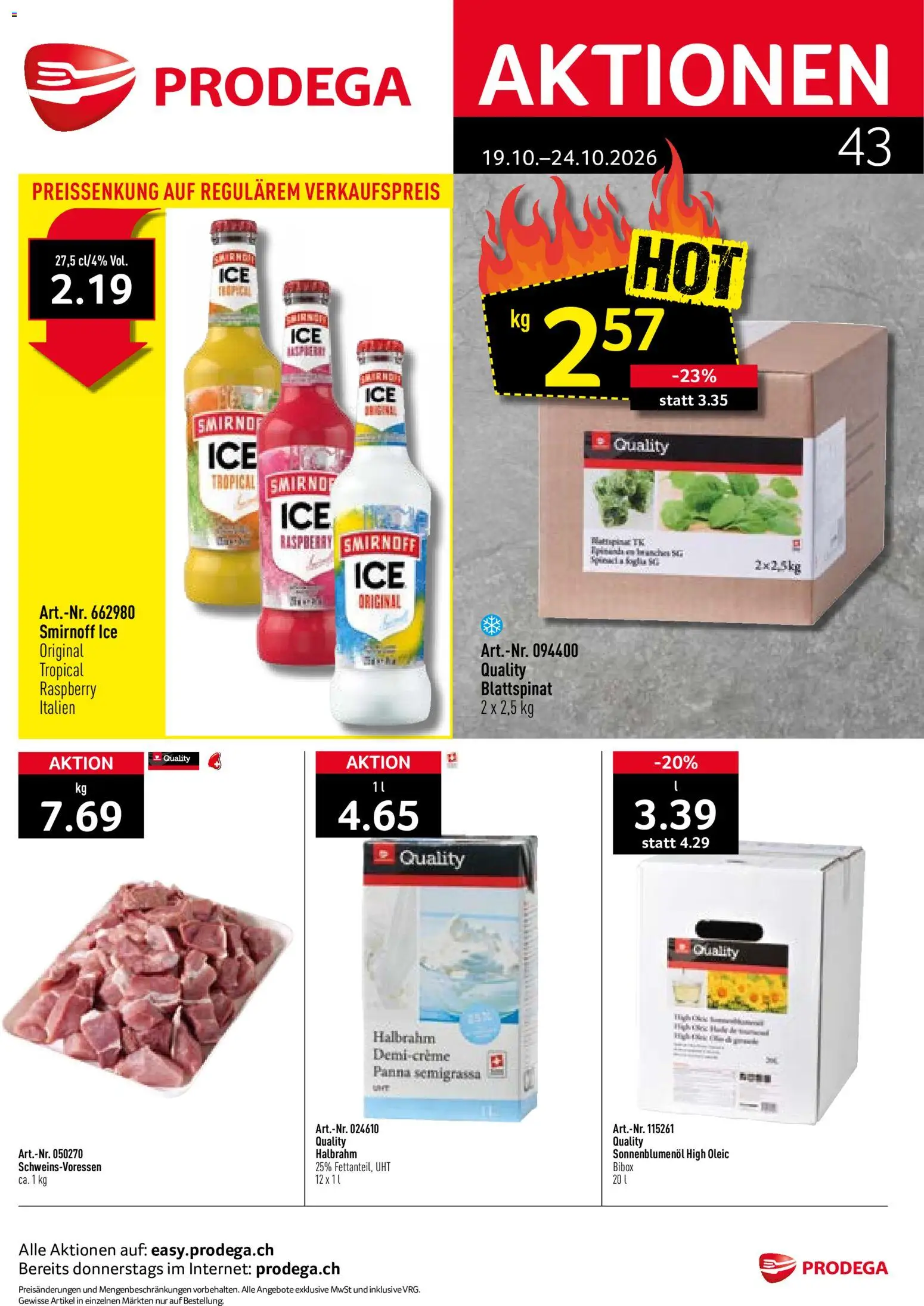 Prodega aktionen - Seite 1- gültig ab 19.10.2026