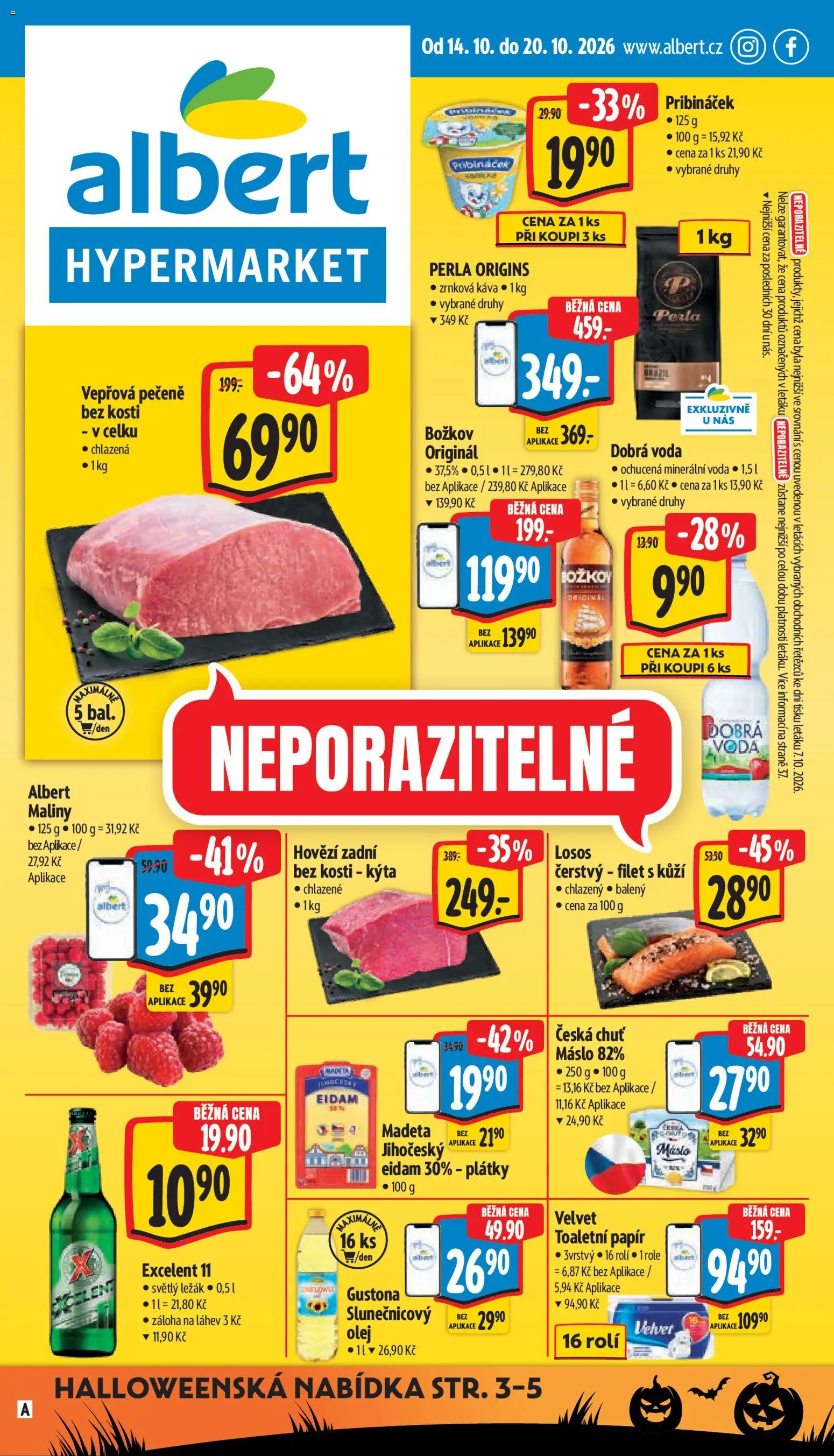 Albert leták - Hypermarket - strana 1- platný od 14.10.2026