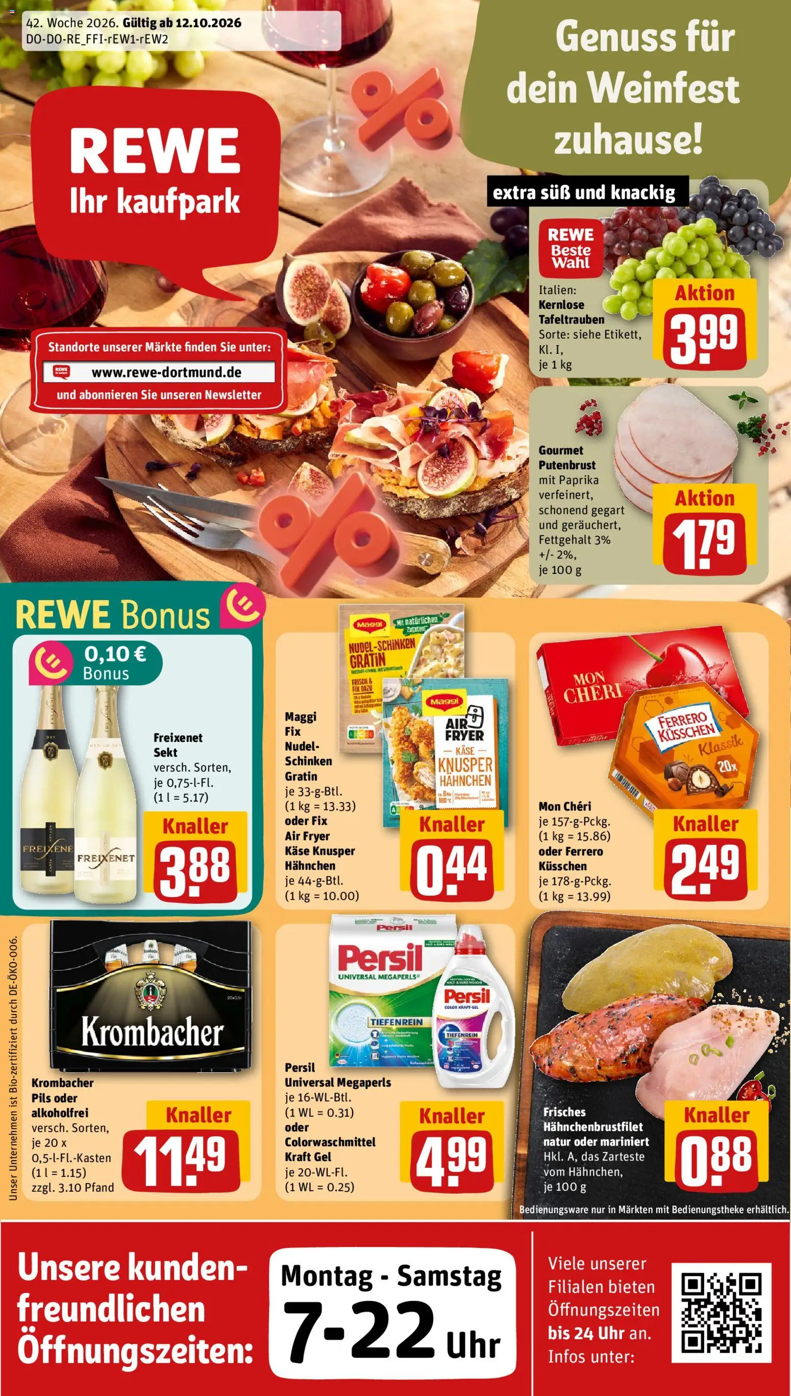 Rewe ihr Kaufpark Prospekt - Seite 1 - gültig ab 12.10.2026