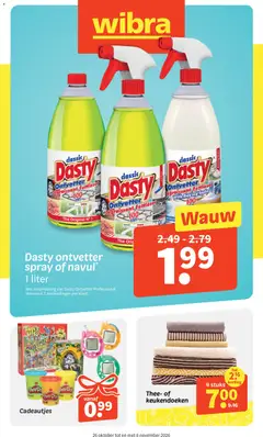 Wibra folder geldig vanaf 26/10/2026