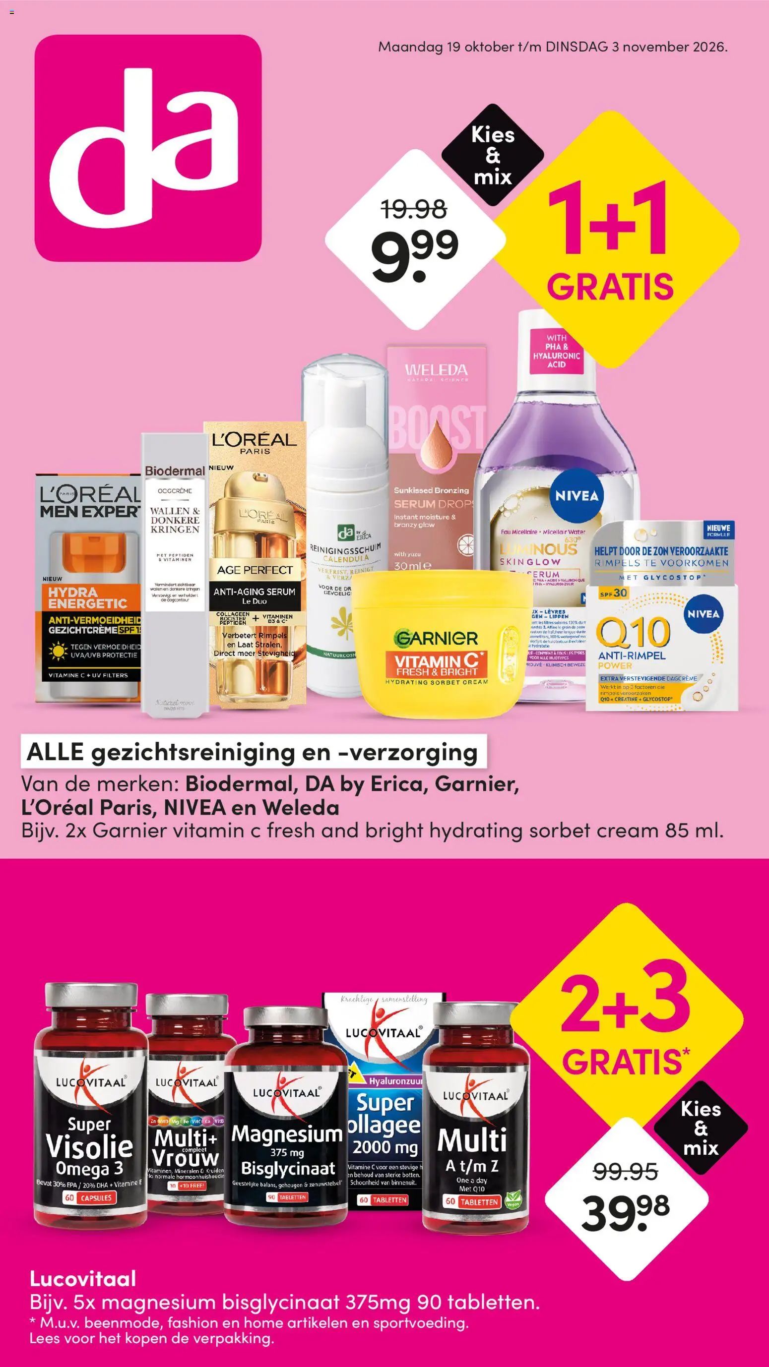Da folder - pagina 1- geldig vanaf 19-10-2026