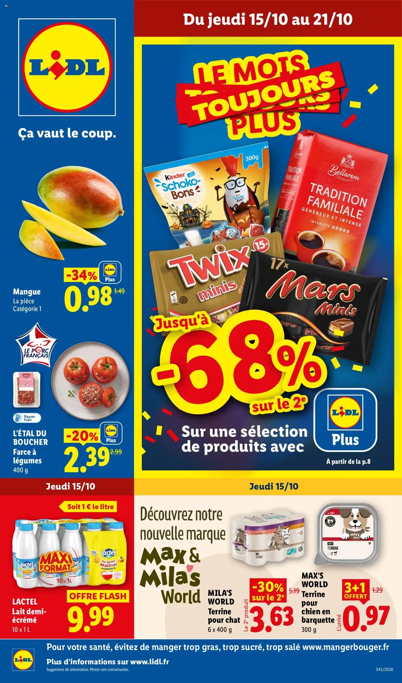 LIDL catalogue - page 1 - valable à partir du 15/10/2026