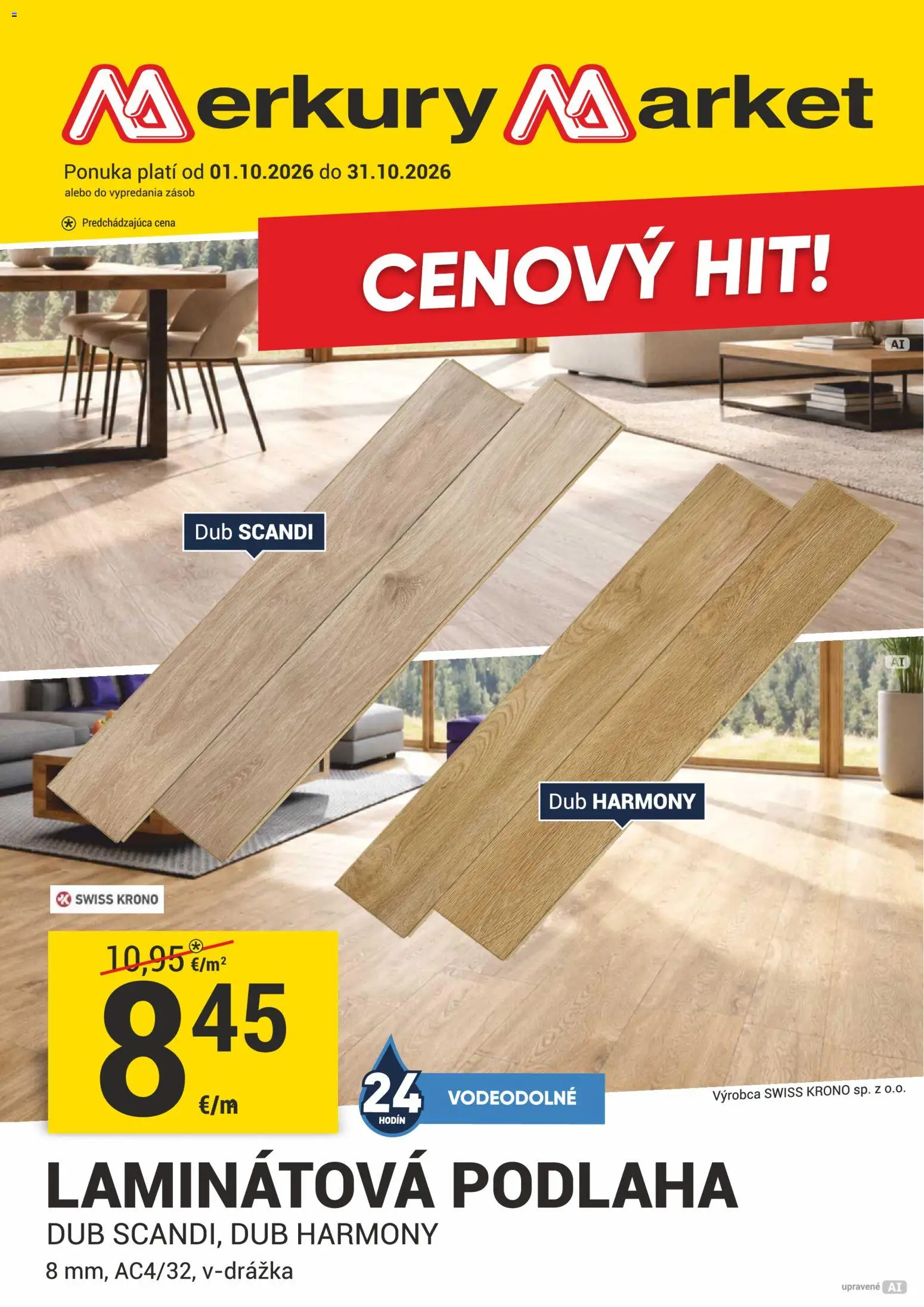 Merkury Market leták - strana 1- platný od 01.10.2026