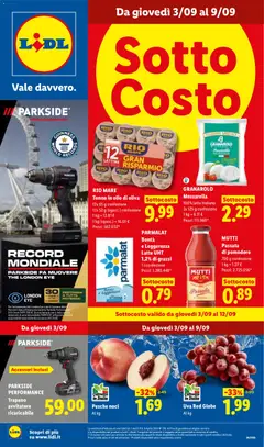 Anteprima Lidl volantino valida dal 03/09/2026