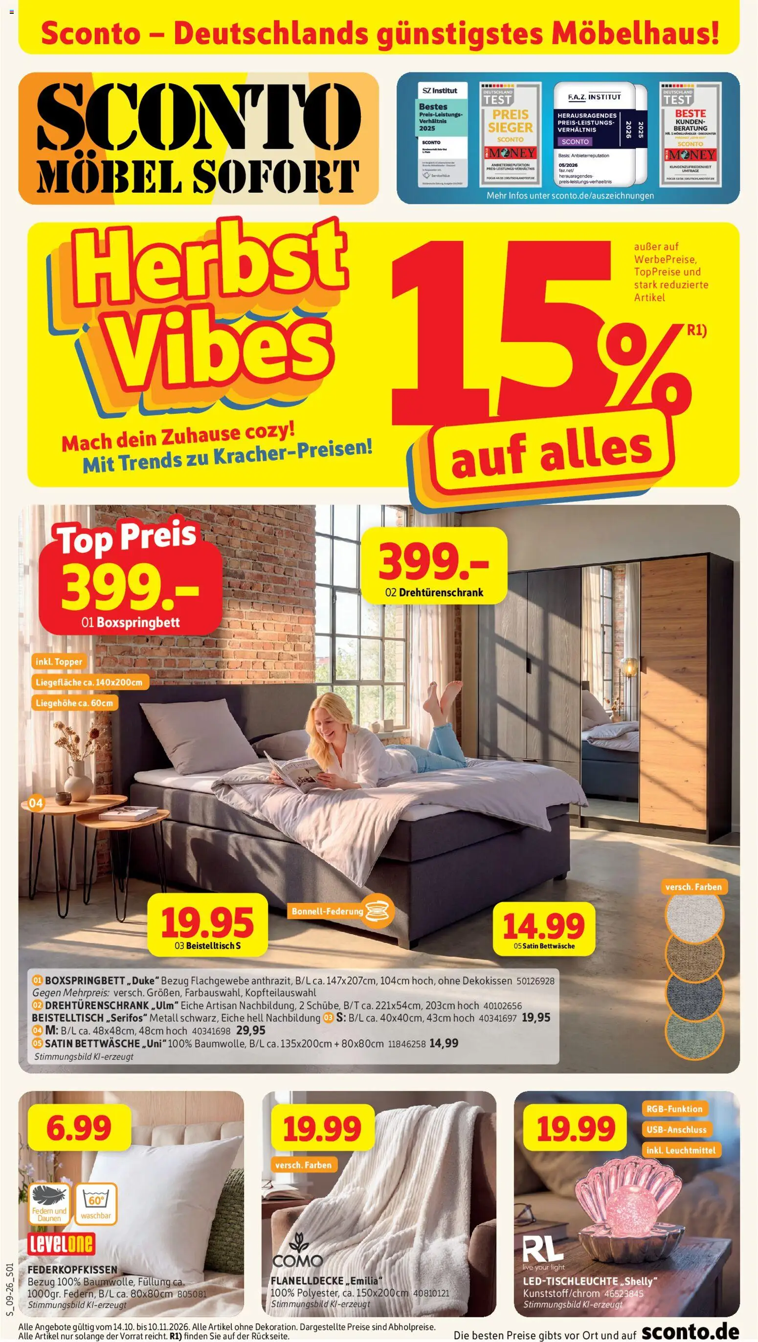 Sconto Prospekt - Seite 1 - gültig ab 14.10.2026