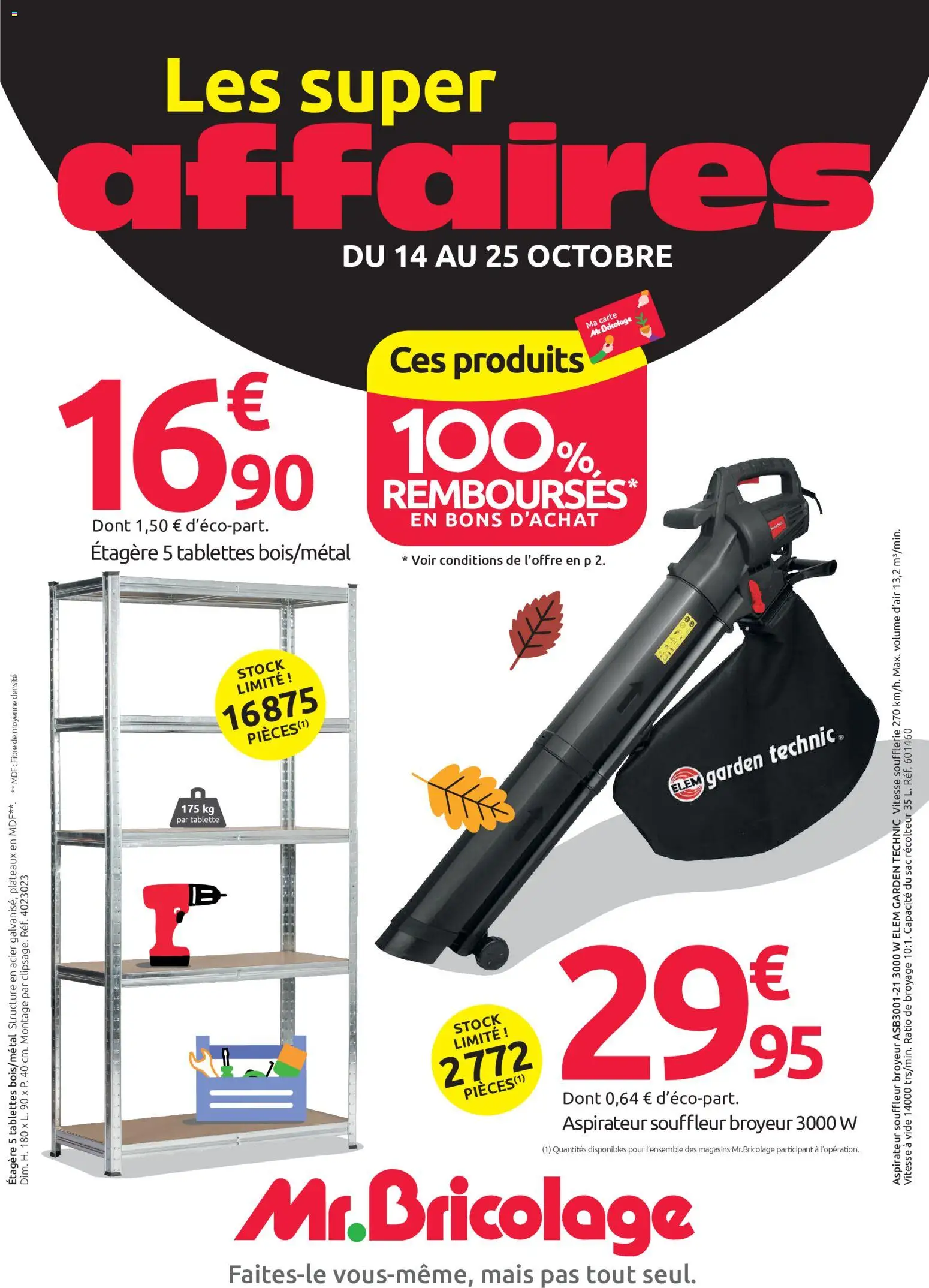 Mr. Bricolage catalogue - page 1 - valable à partir du 14/10/2026