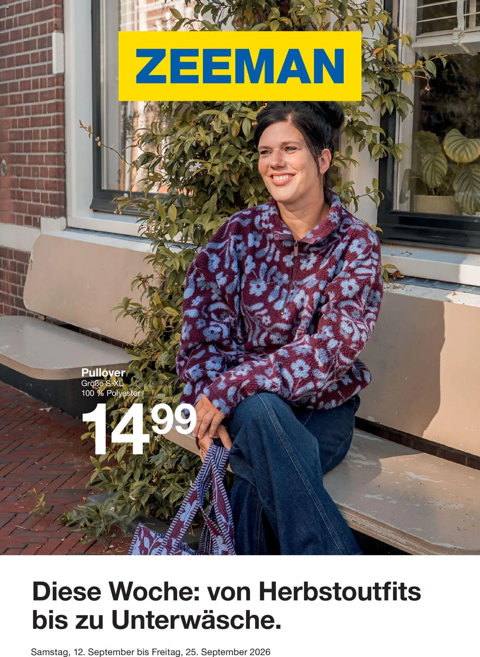 Zeeman Prospekt - Seite 1 - gültig ab 12.09.2026