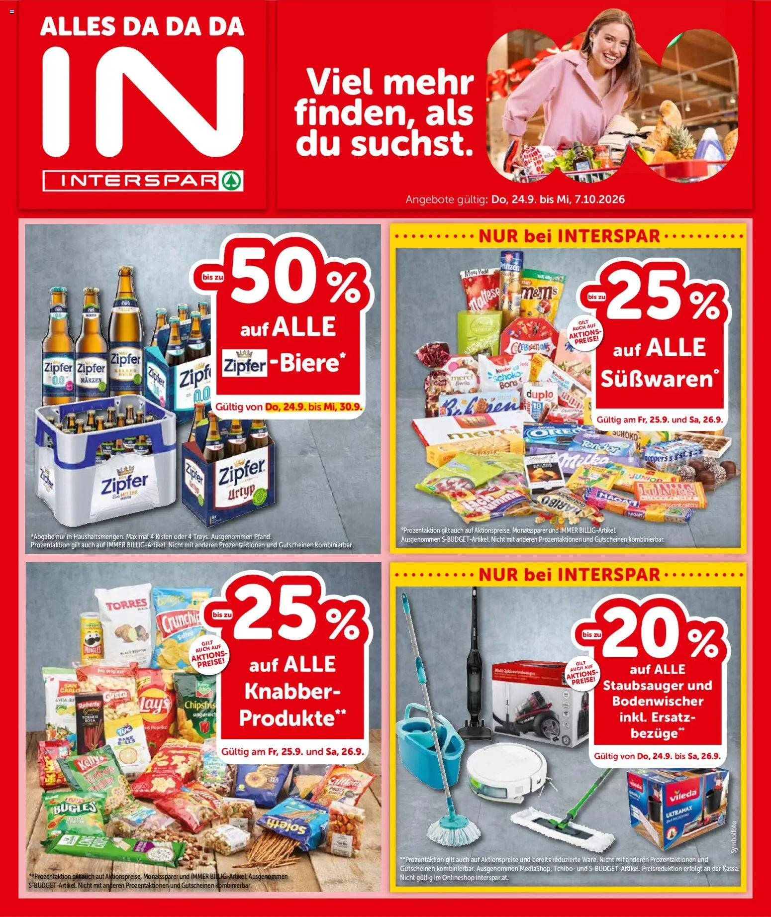 Interspar Flugblatt - Seite 1- gültig ab 24.09.2026