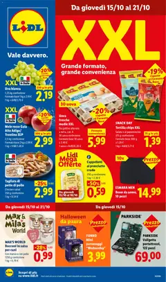Anteprima Lidl volantino valida dal 15/10/2026