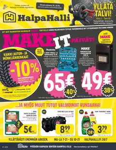Esikatselu Halpa Halli tarjoukset voimassa alkaen 14/10/2026