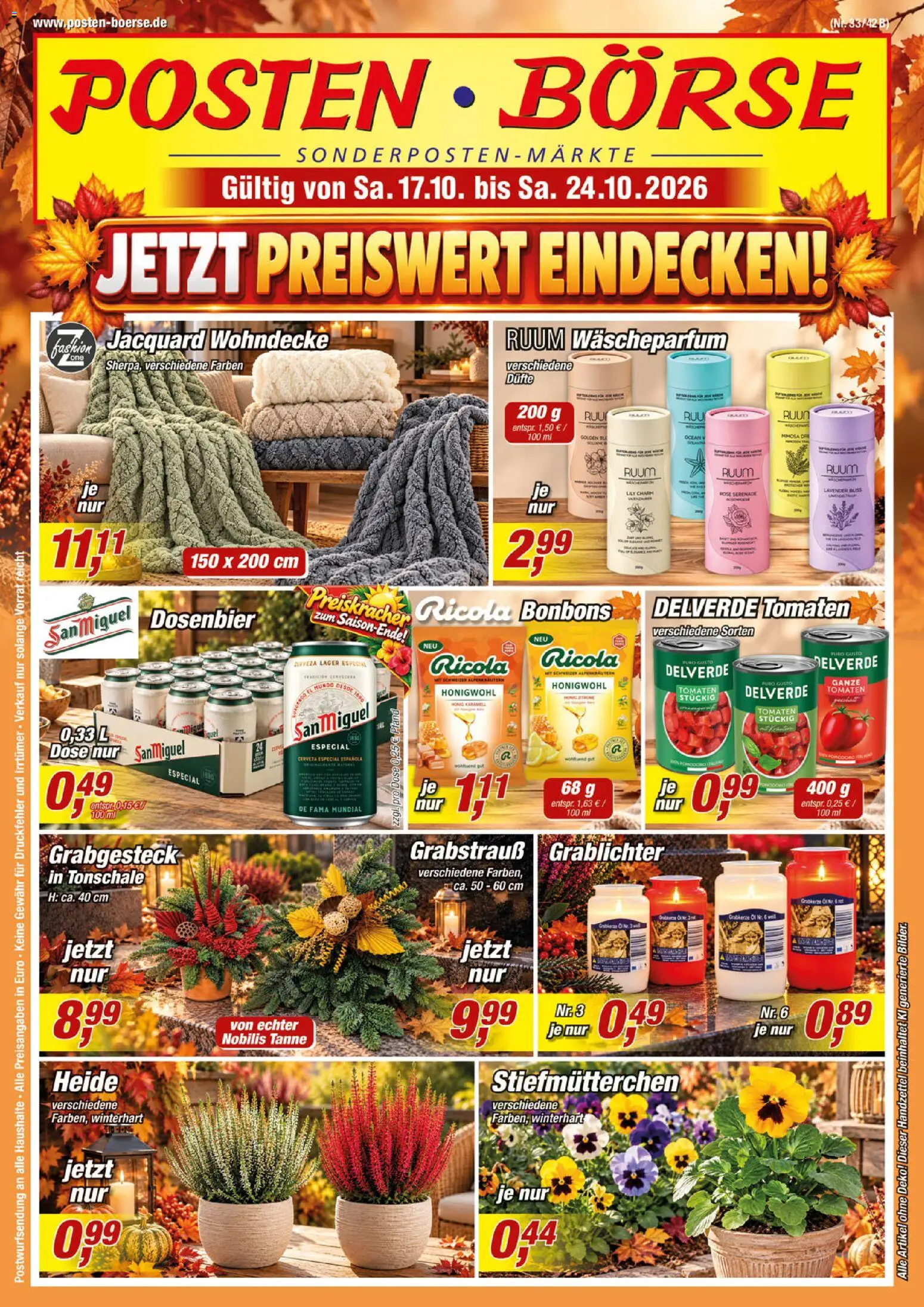 Posten Börse Prospekt - Seite 1 - gültig ab 17.10.2026