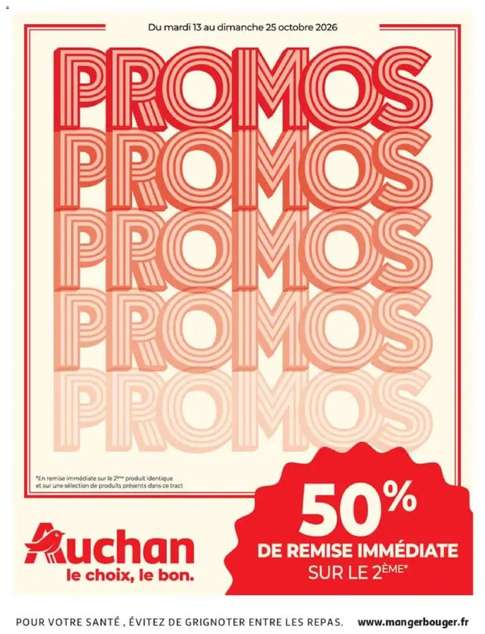 Auchan Folder / Publicité - pagina 1- geldig vanaf 13/10/2026