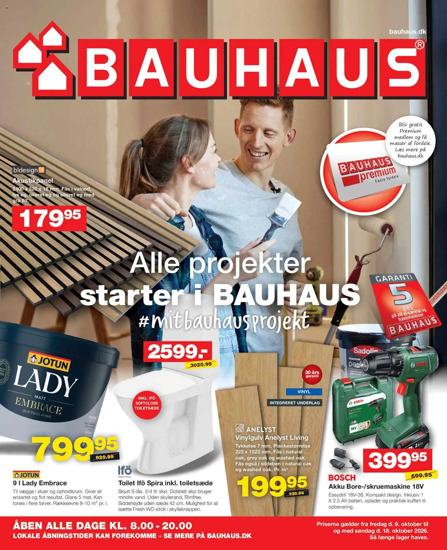 Bauhaus - Tilbudsavis - side 1- gyldig fra 08/10/2026