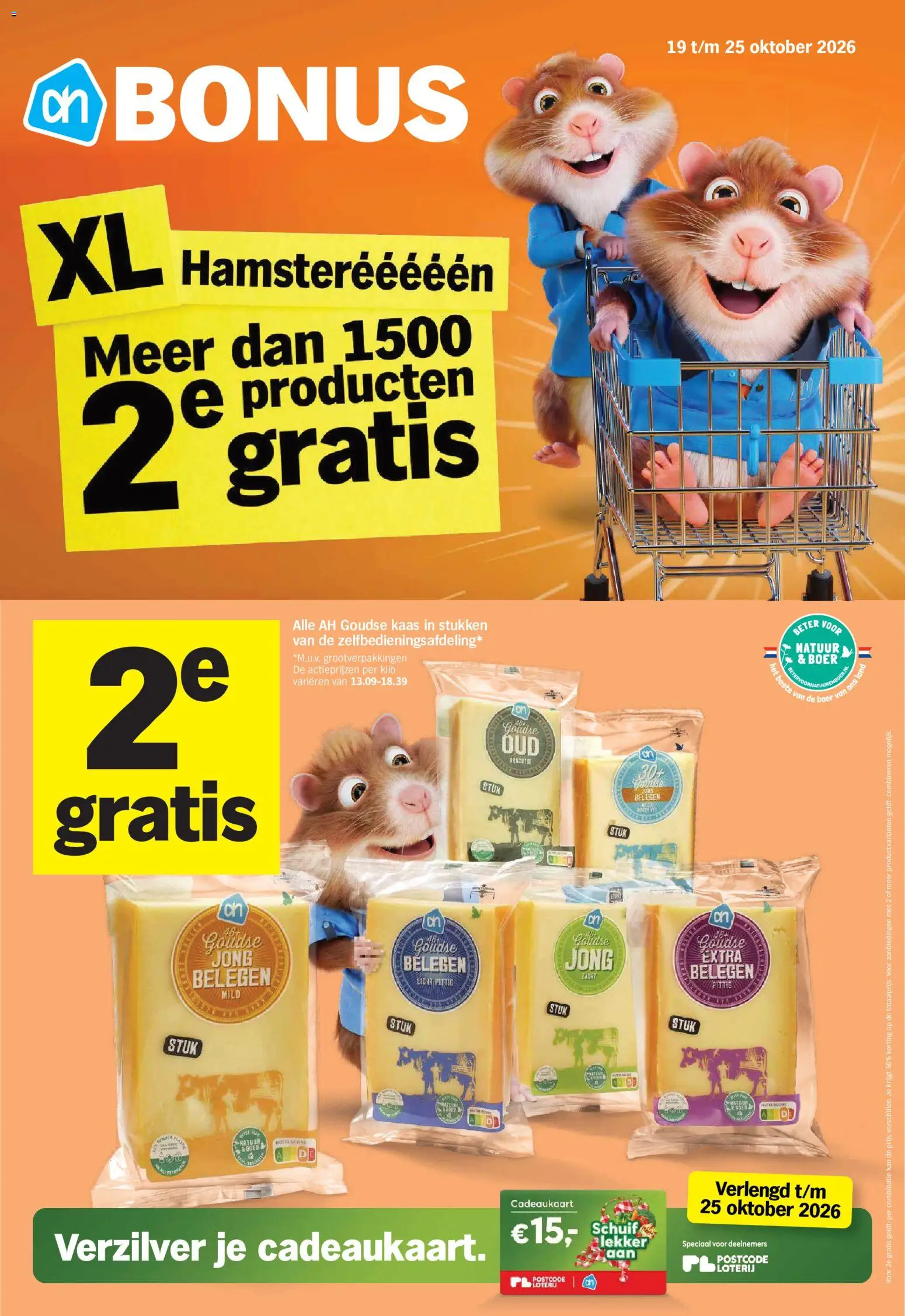 Albert Heijn folder - pagina 1- geldig vanaf 19-10-2026