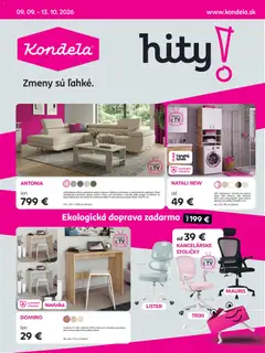 Kondela leták platný od 09.09.2026