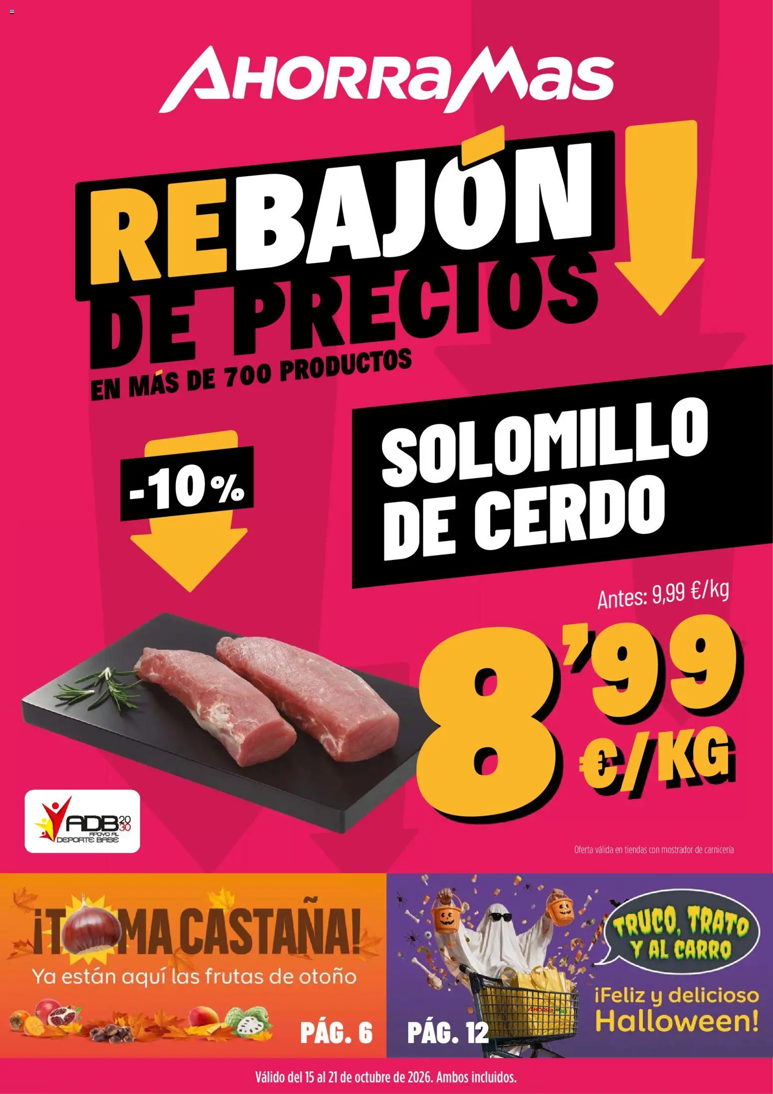 AhorraMas folleto - Página de 1 - Válido desde 15/10/2026