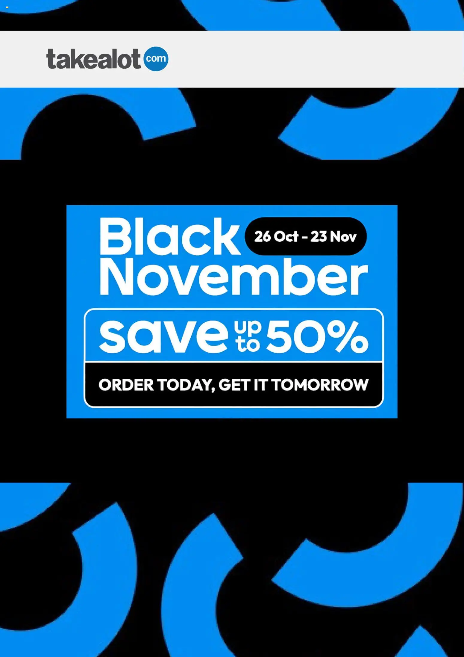 Takealot Black November - page 1- valid from 26/10/2026