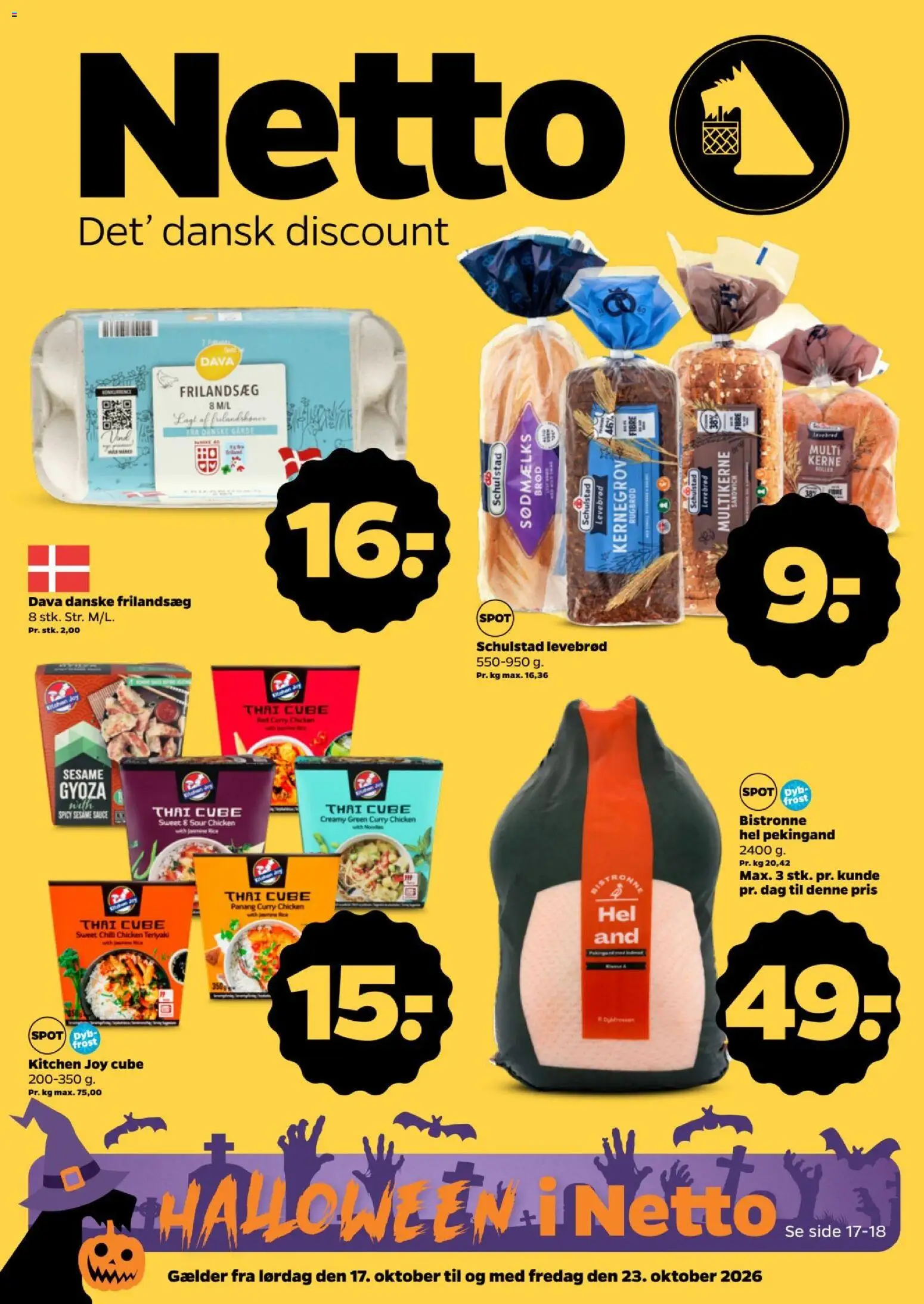 Netto - Tilbudsavis uge 43 - side 1- gyldig fra 17/10/2026