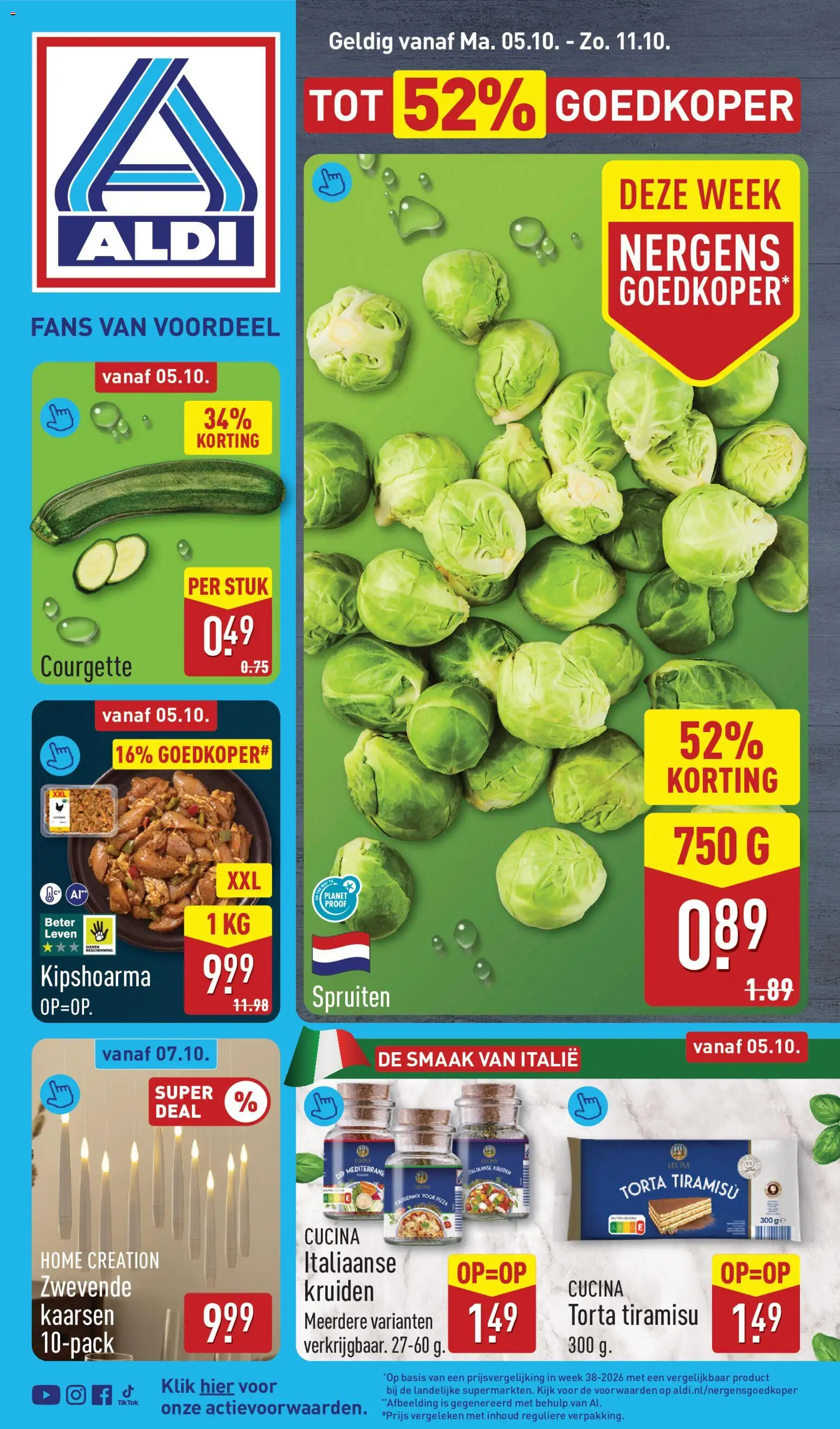 Aldi folder week 41 - pagina 1- geldig vanaf 05-10-2026