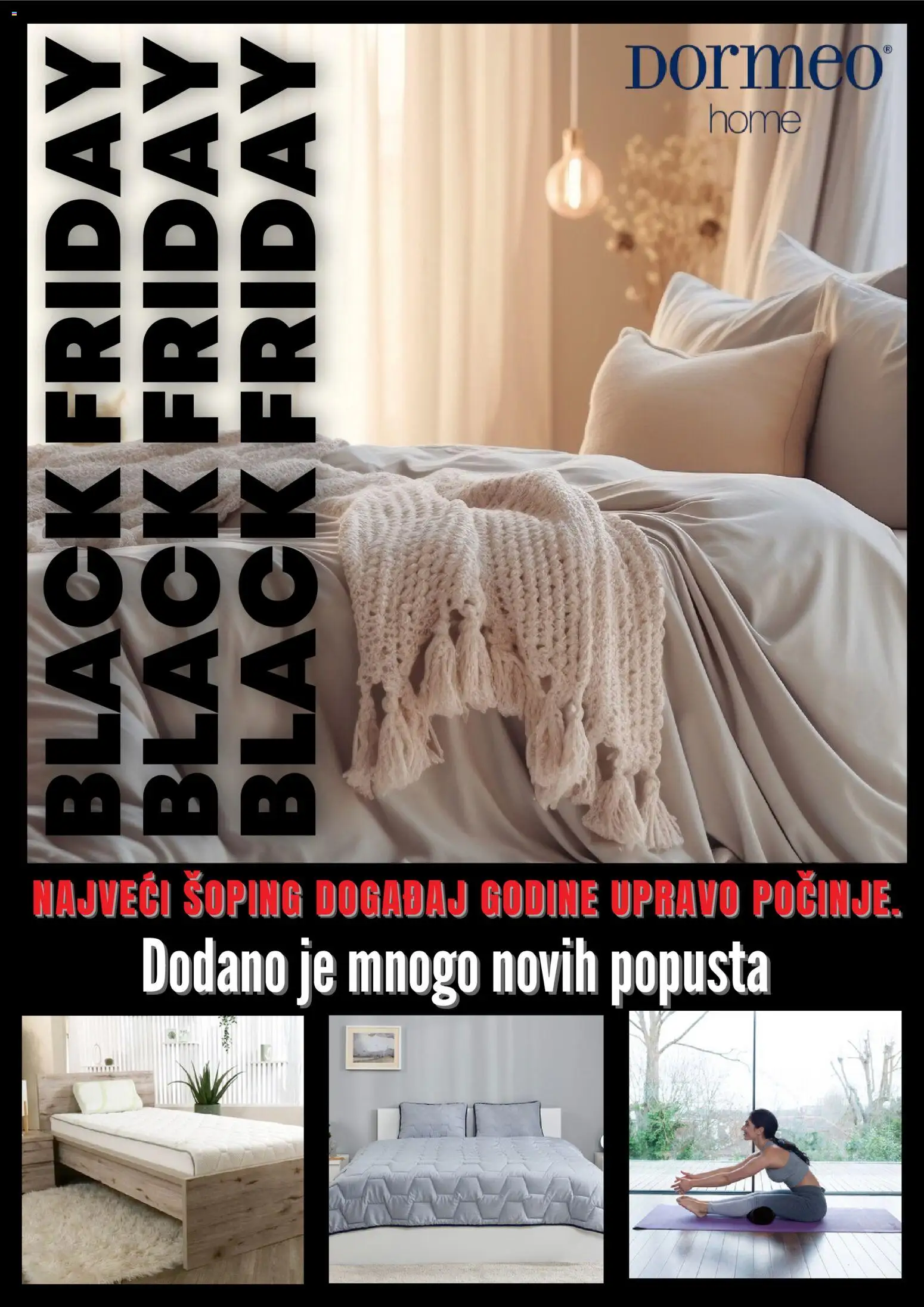 Dormeo Home Black Friday - stranica 1- važeći od 23.10.2026