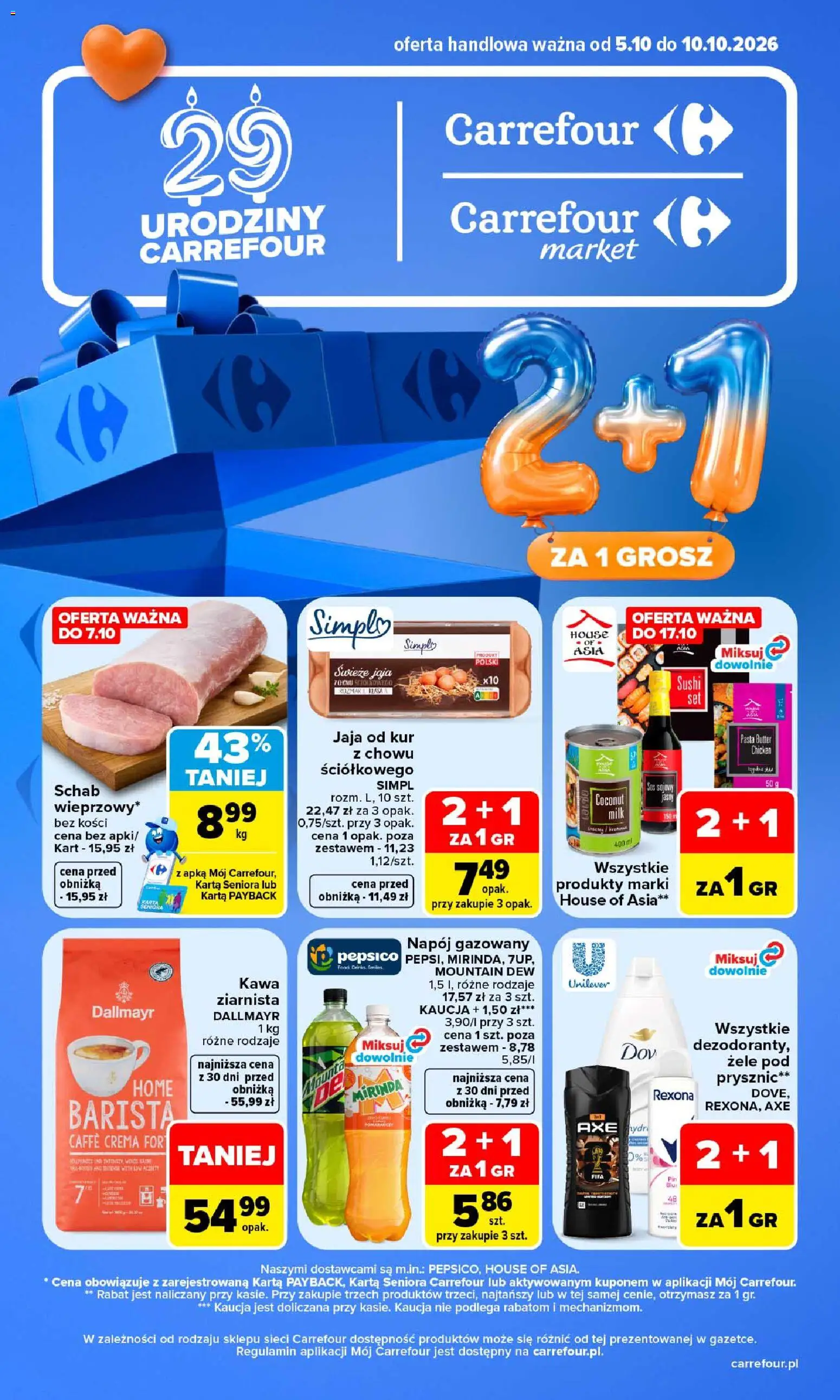 Carrefour gazetka - strona 1- ważny od 05.10.2026