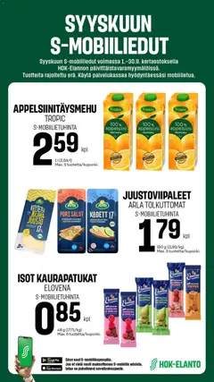 Esikatselu S-market tarjoukset voimassa alkaen 01/09/2026