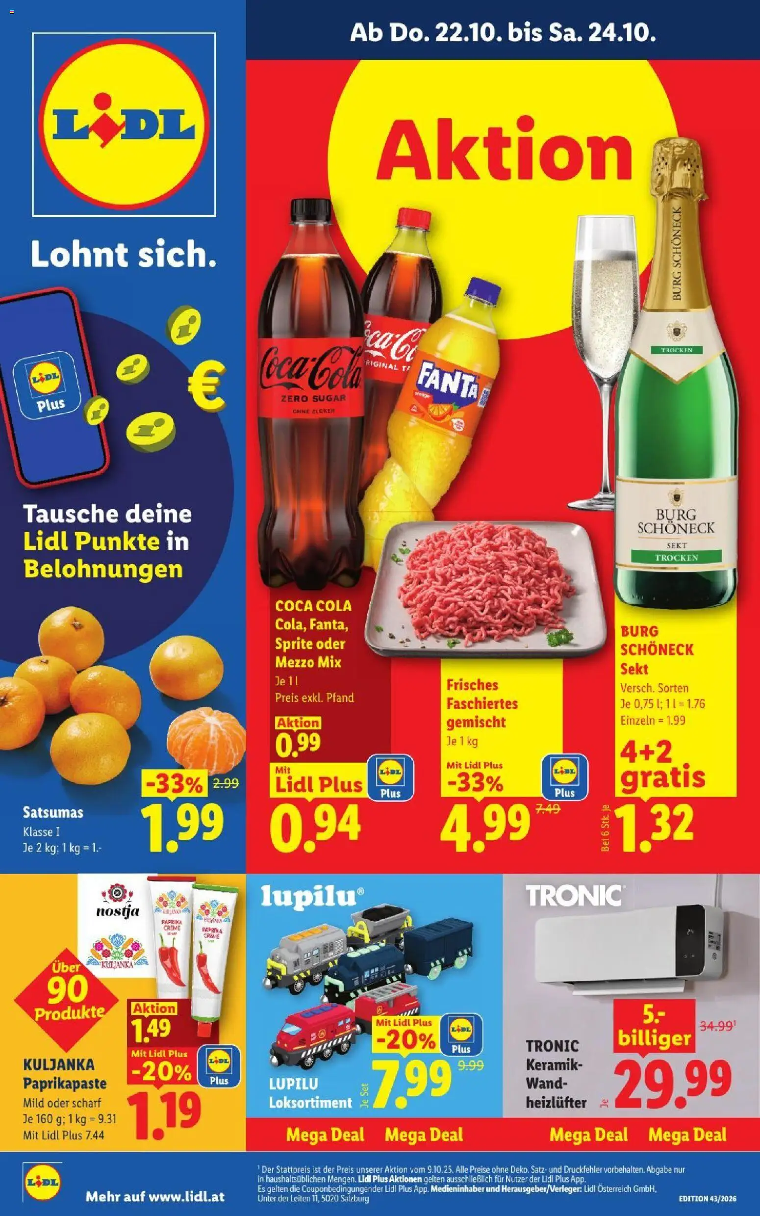Lidl Flugblatt - Seite 1- gültig ab 22.10.2026