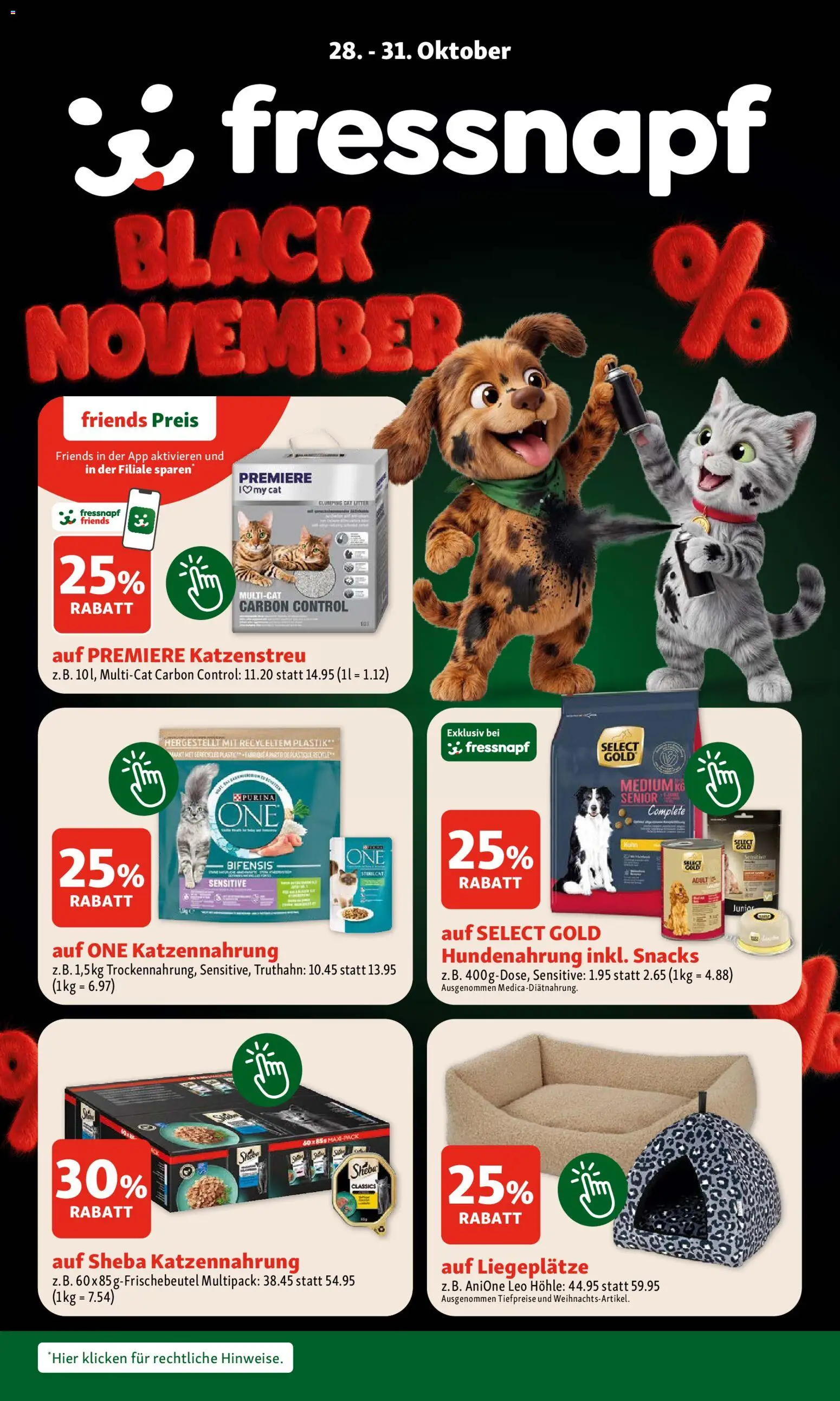 Fressnapf Black November - Seite 1- gültig ab 28.10.2026