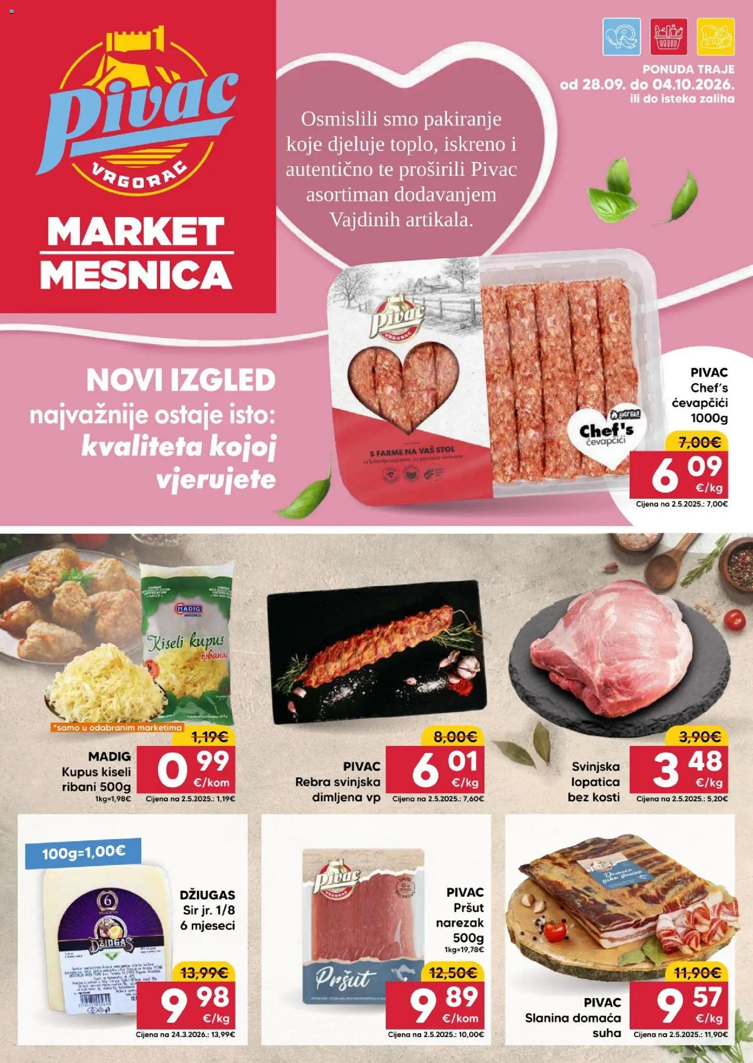 Pivac Katalog - stranica 1- važeći od 28.09.2026