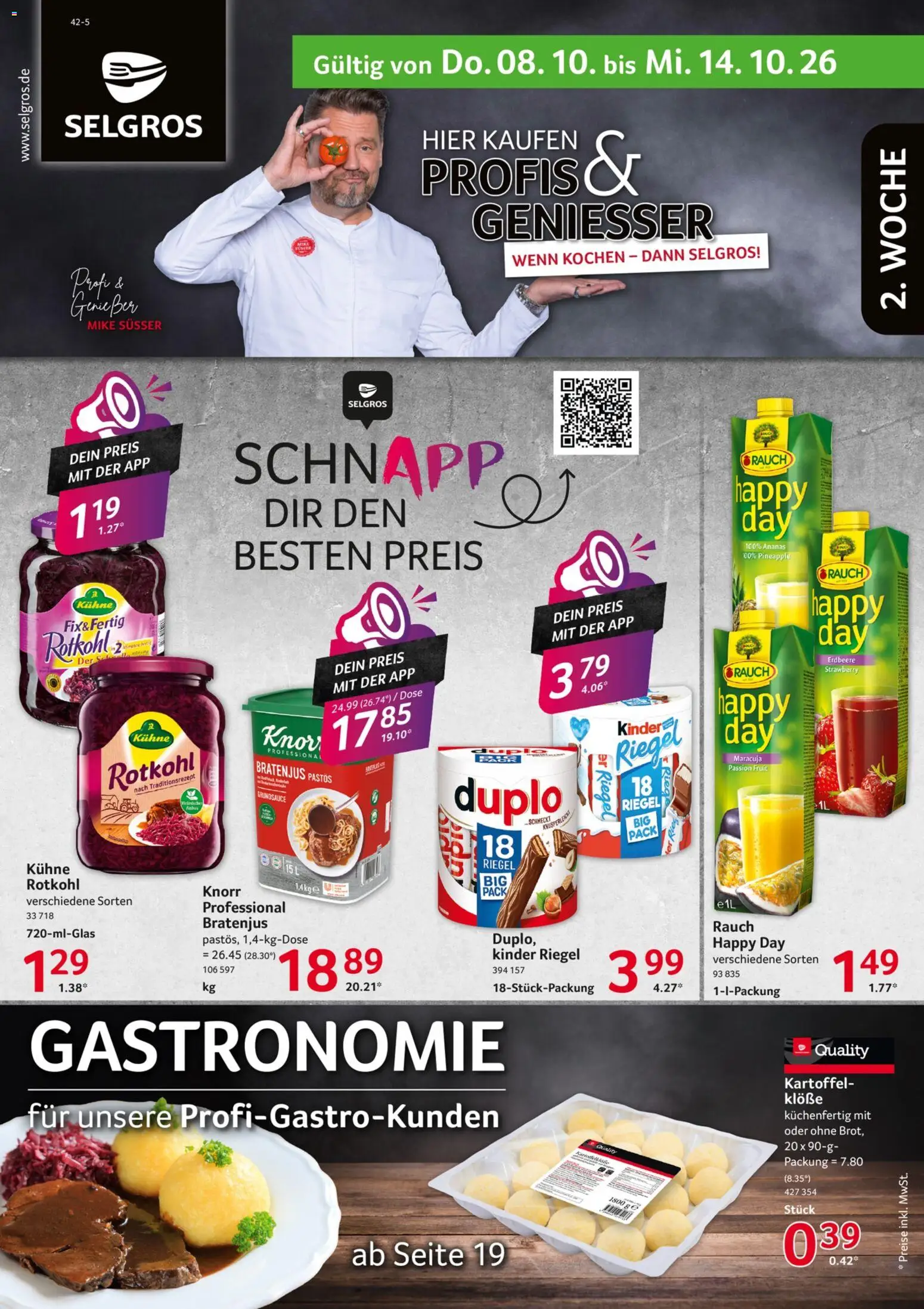 Selgros Prospekt - Seite 1 - gültig ab 08.10.2026