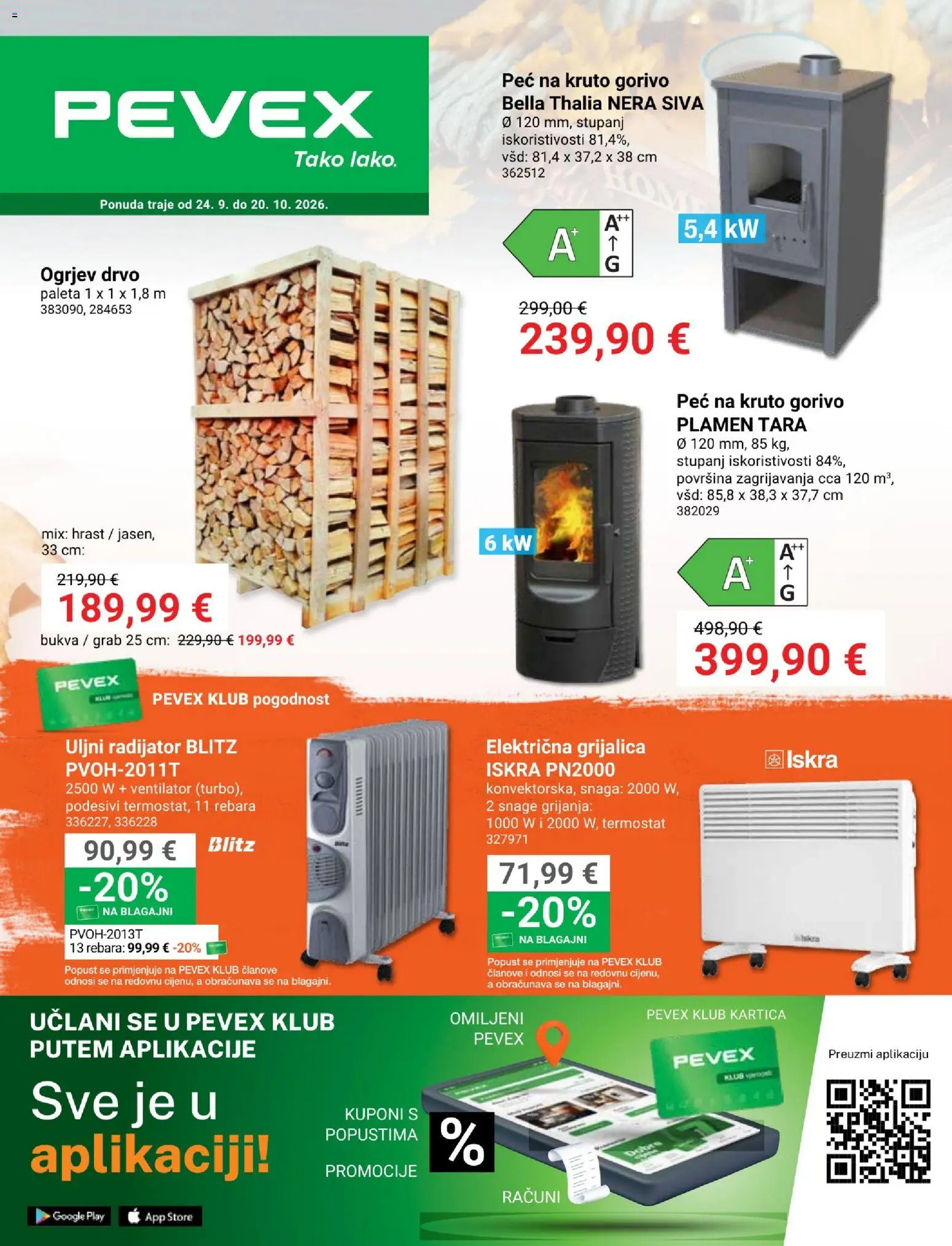 Pevex Katalog - stranica 1- važeći od 24.09.2026
