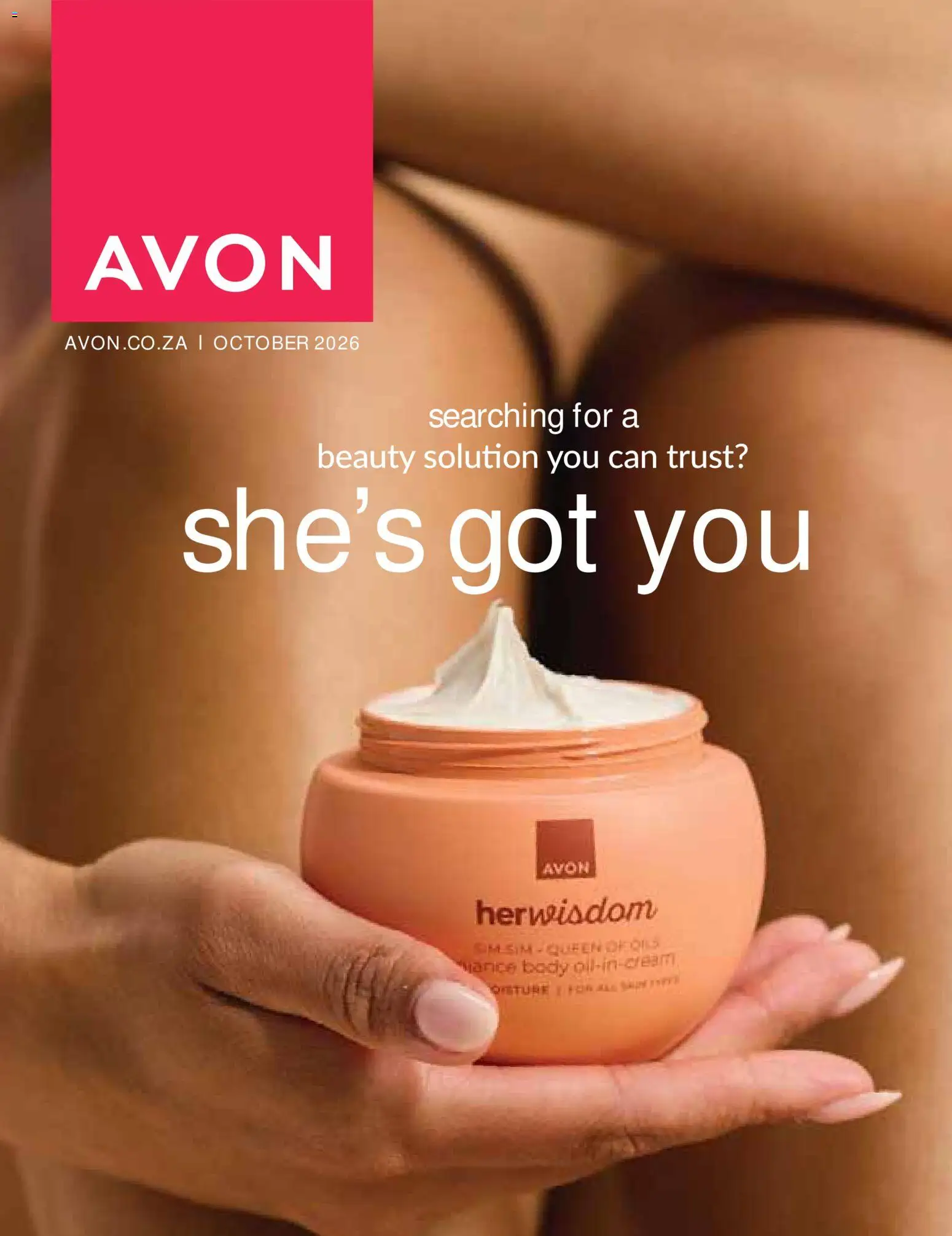 Avon Catalogue - page 1- valid from 01/10/2026