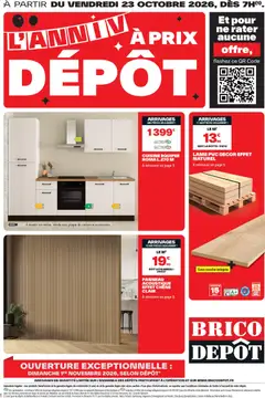 Aperçu Brico Dépôt catalogue valable à partir du 23/10/2026