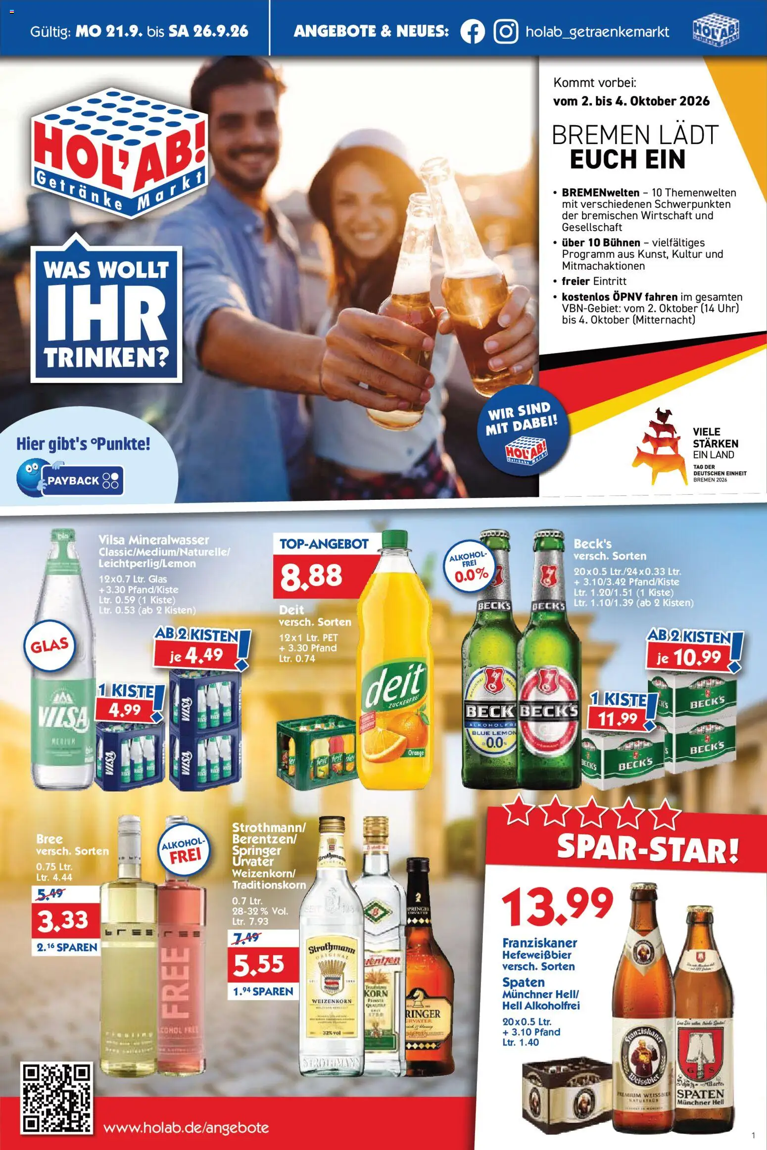 HOL’AB! Prospekt - Seite 1 - gültig ab 21.09.2026
