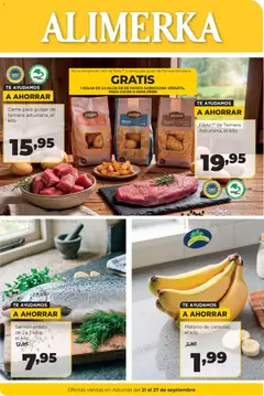 Vista previa del folleto Alimerka Folleto válido desde 21/09/2026