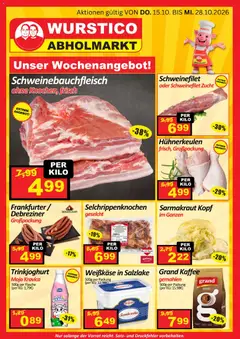 Vorschau Wurstico Abholmarkt Flugblatt gültig ab 15.10.2026