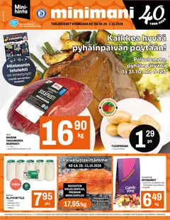 Esikatselu Minimani tarjoukset voimassa alkaen 28/10/2026