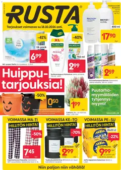 Esikatselu Rusta tarjoukset voimassa alkaen 12/10/2026