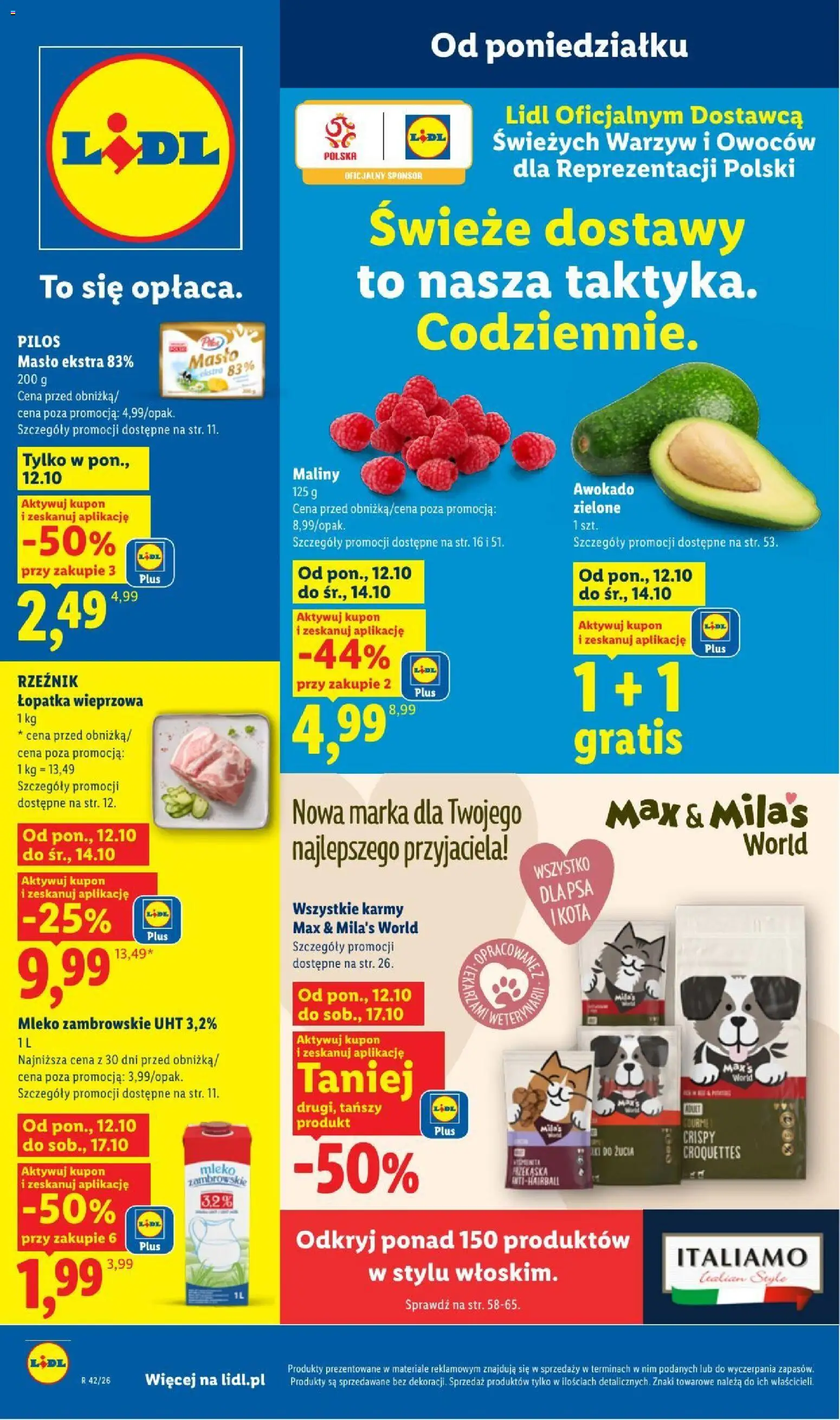Lidl gazetka - strona 1- ważny od 12.10.2026
