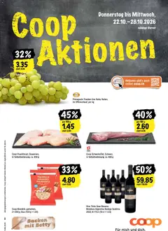 Vorschau Coop aktionen gültig ab 22.10.2026