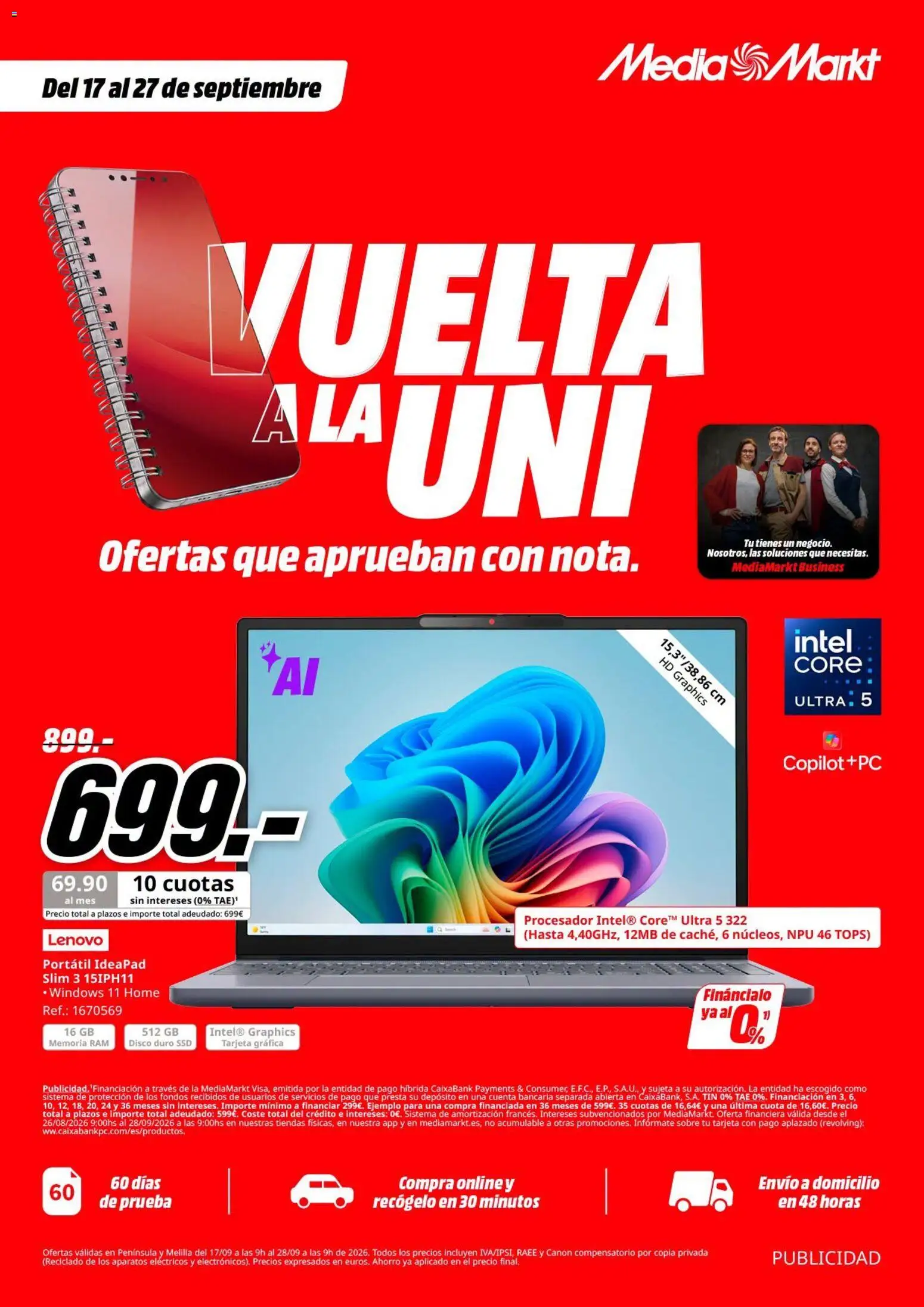 Media Markt Folleto - Página de 1 - Válido desde 17/09/2026