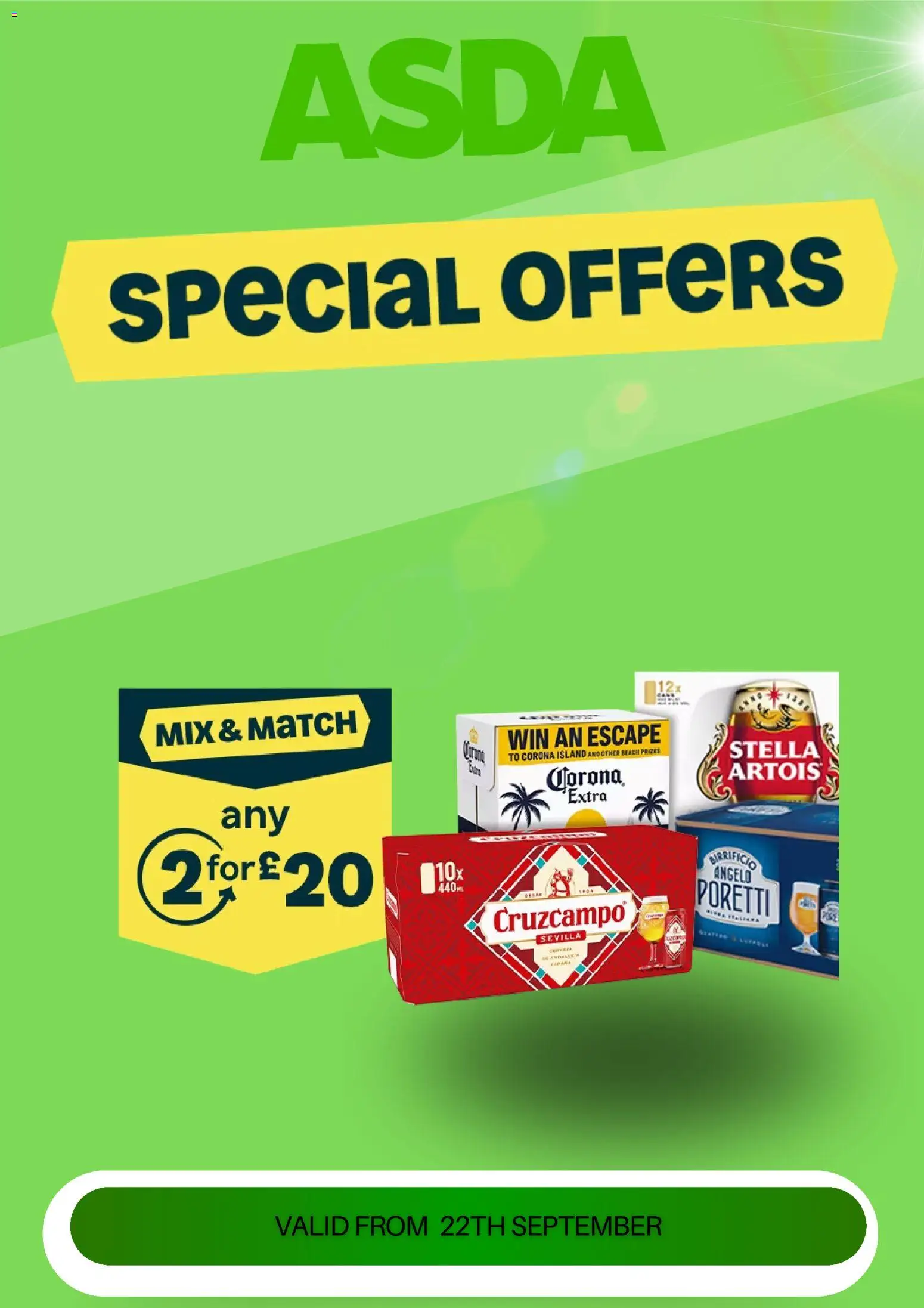 Weekly offers Asda - page 1- valid from 22/09/2026